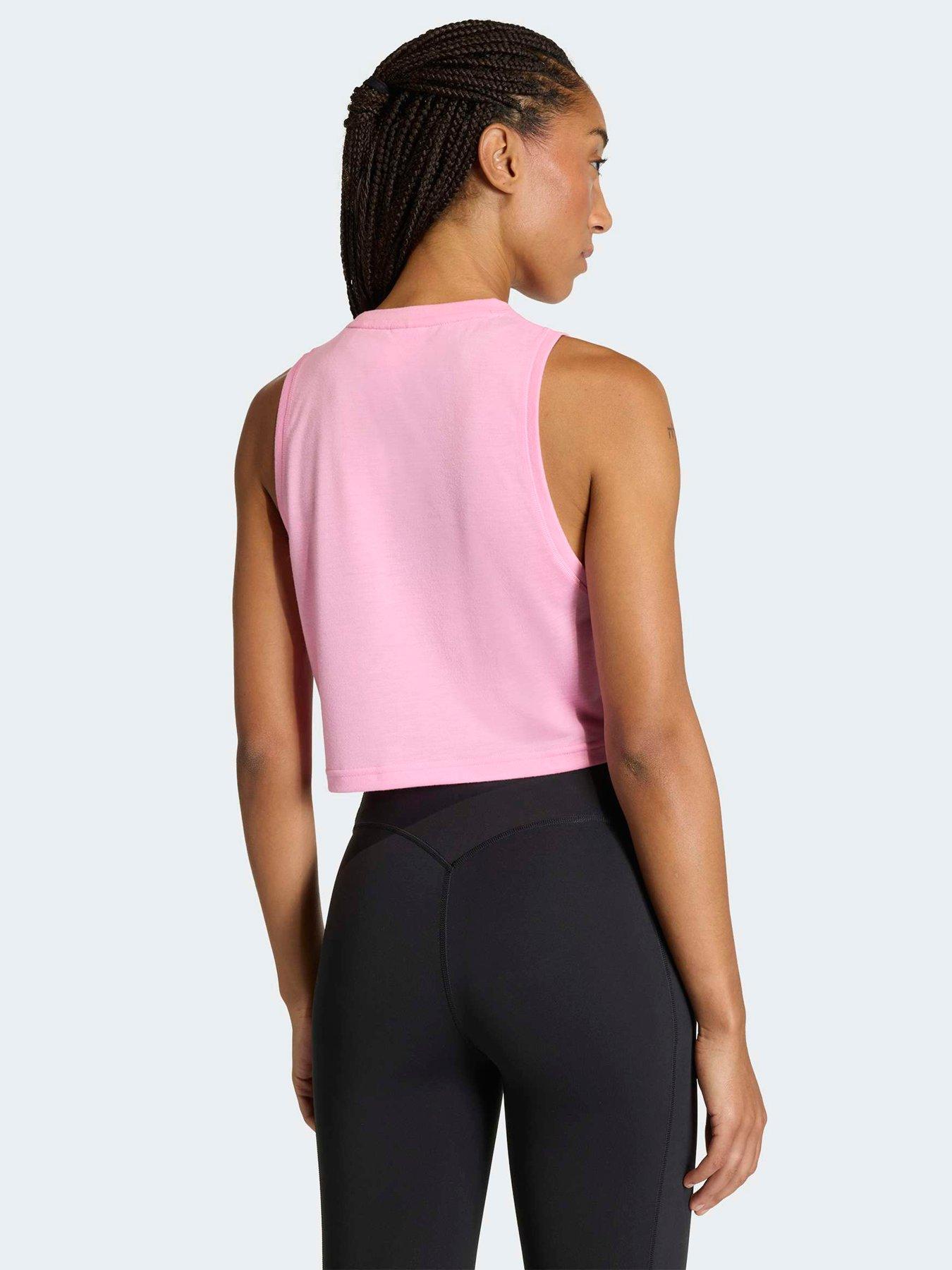Image 2 of 6 of adidas Women's Training Workout Essentials Tank - Pink