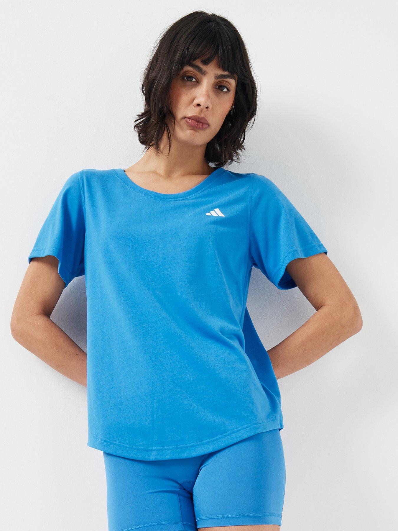 Image 6 of 6 of adidas Women's Training Workout Essentials T-Shirt - Blue