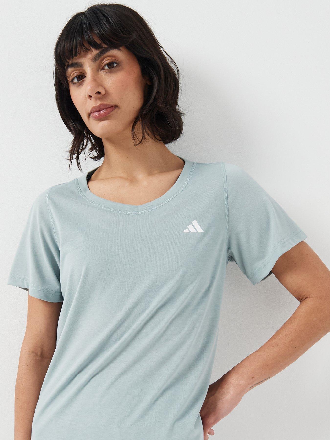 Image 4 of 7 of adidas Women's Training Workout Essentials T-shirt - Green