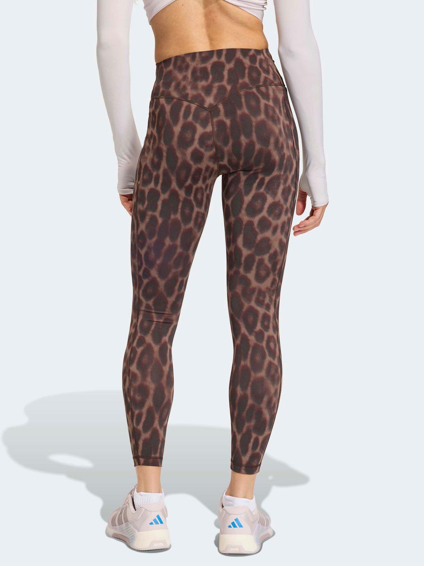 Image 2 of 5 of adidas Women's Training Power 7/8 Legging - Leopard Print