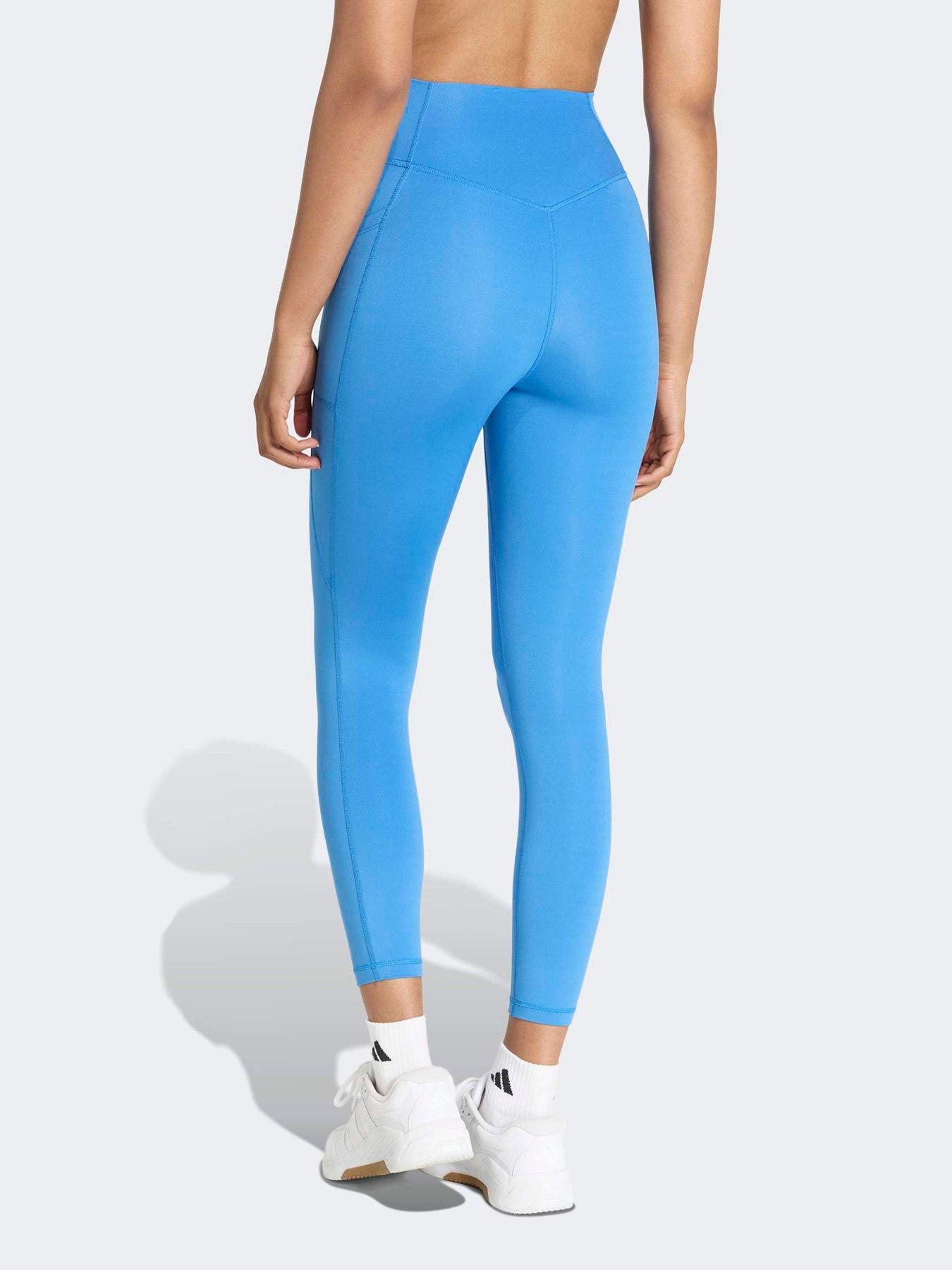 Image 2 of 5 of adidas Women's Training Workout Essentils 7/8 Tight-blue