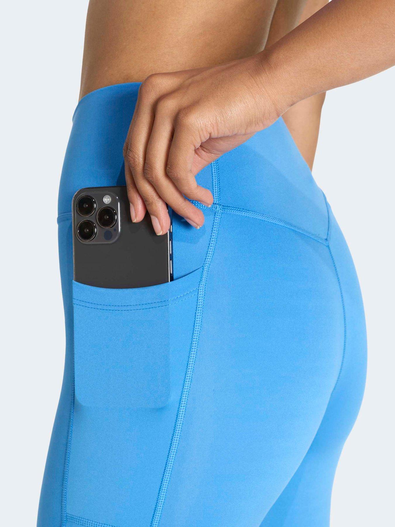 Image 5 of 5 of adidas Women's Training Workout Essentils 7/8 Tight-blue