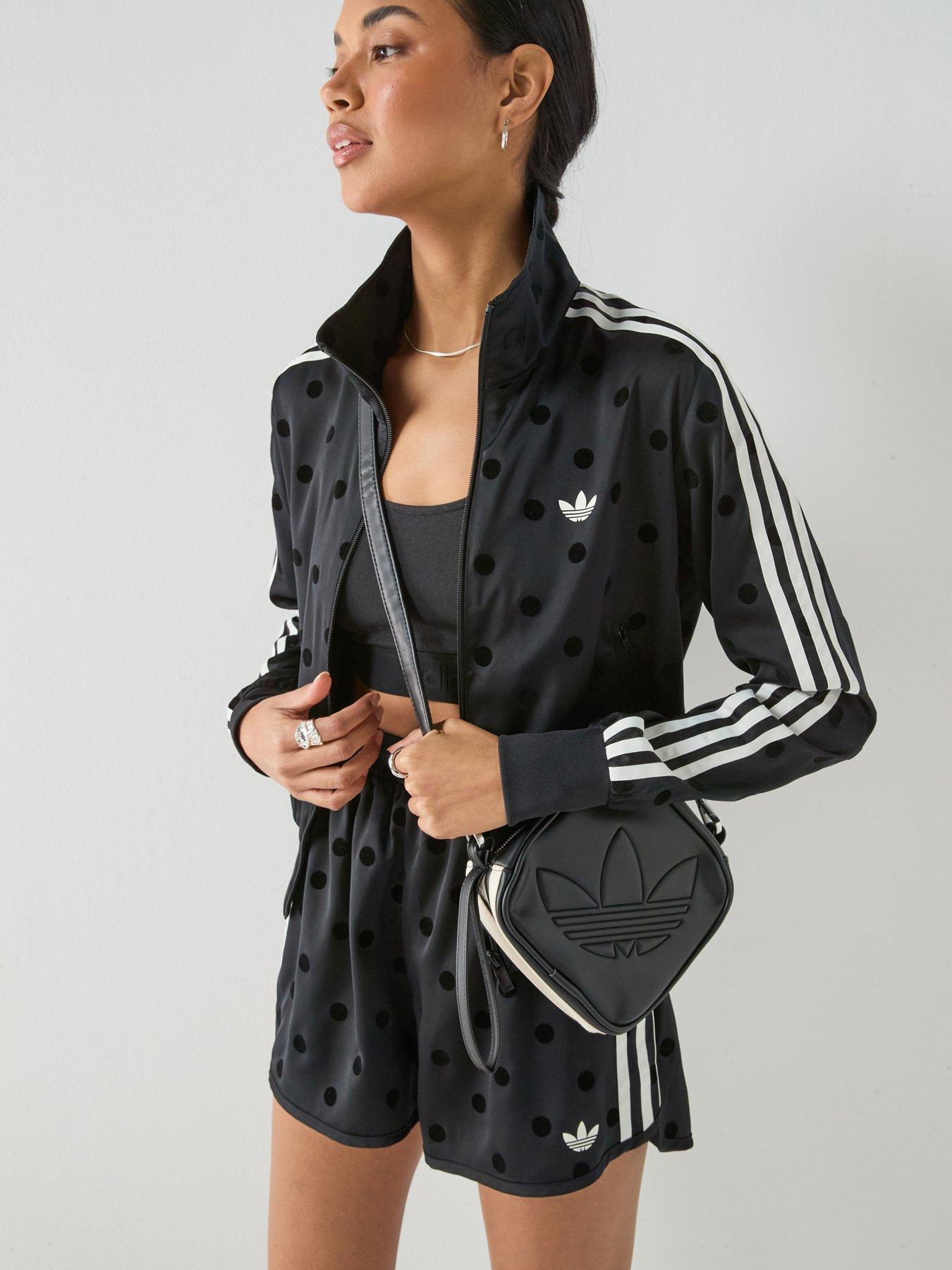 adidas Originals Women's Sprinter Shorts Polka Dot - Black