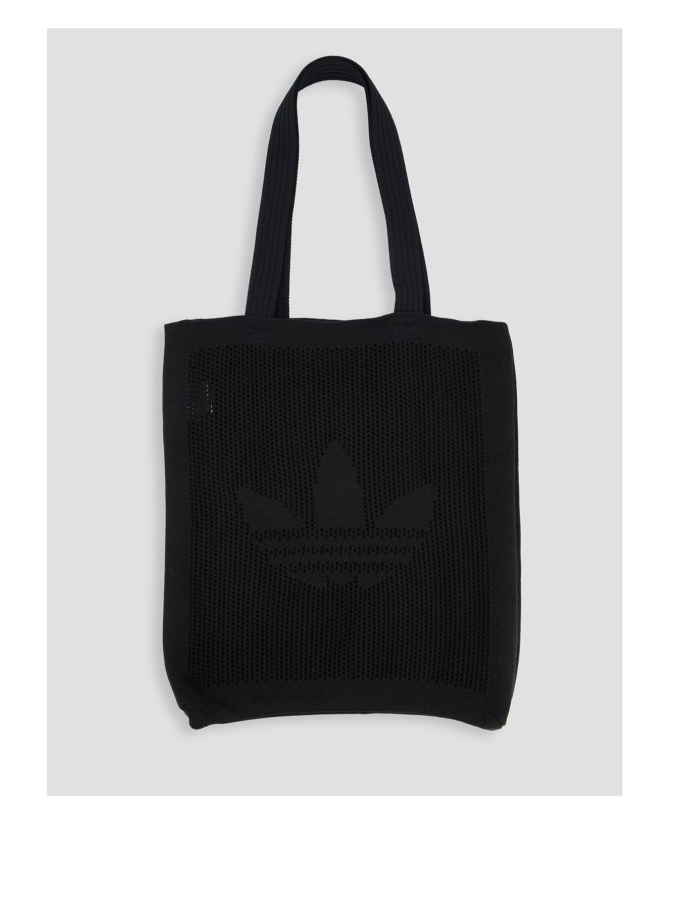 adidas Originals Unisex Crochet Tote Bag - Black