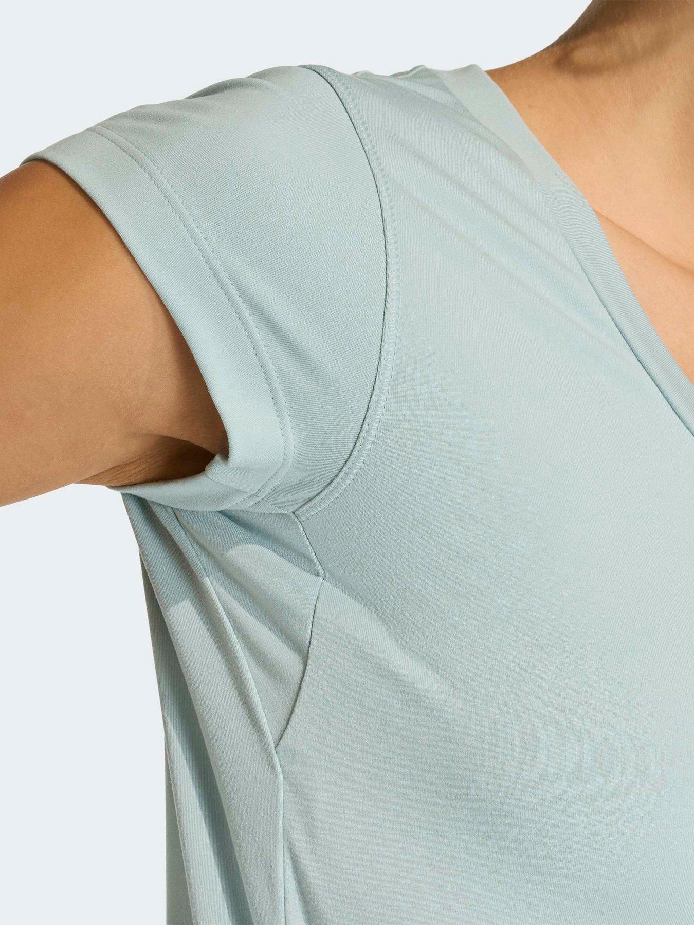 Image 5 of 5 of adidas Women's Training Hyperglam Baby Tee - Green