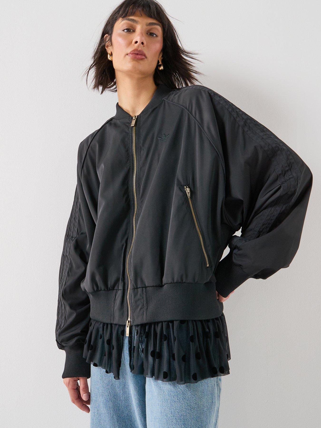 adidas-originals-womens-bomber-jacket-with-removable-zipped-polka-dot-frilled-hem-black