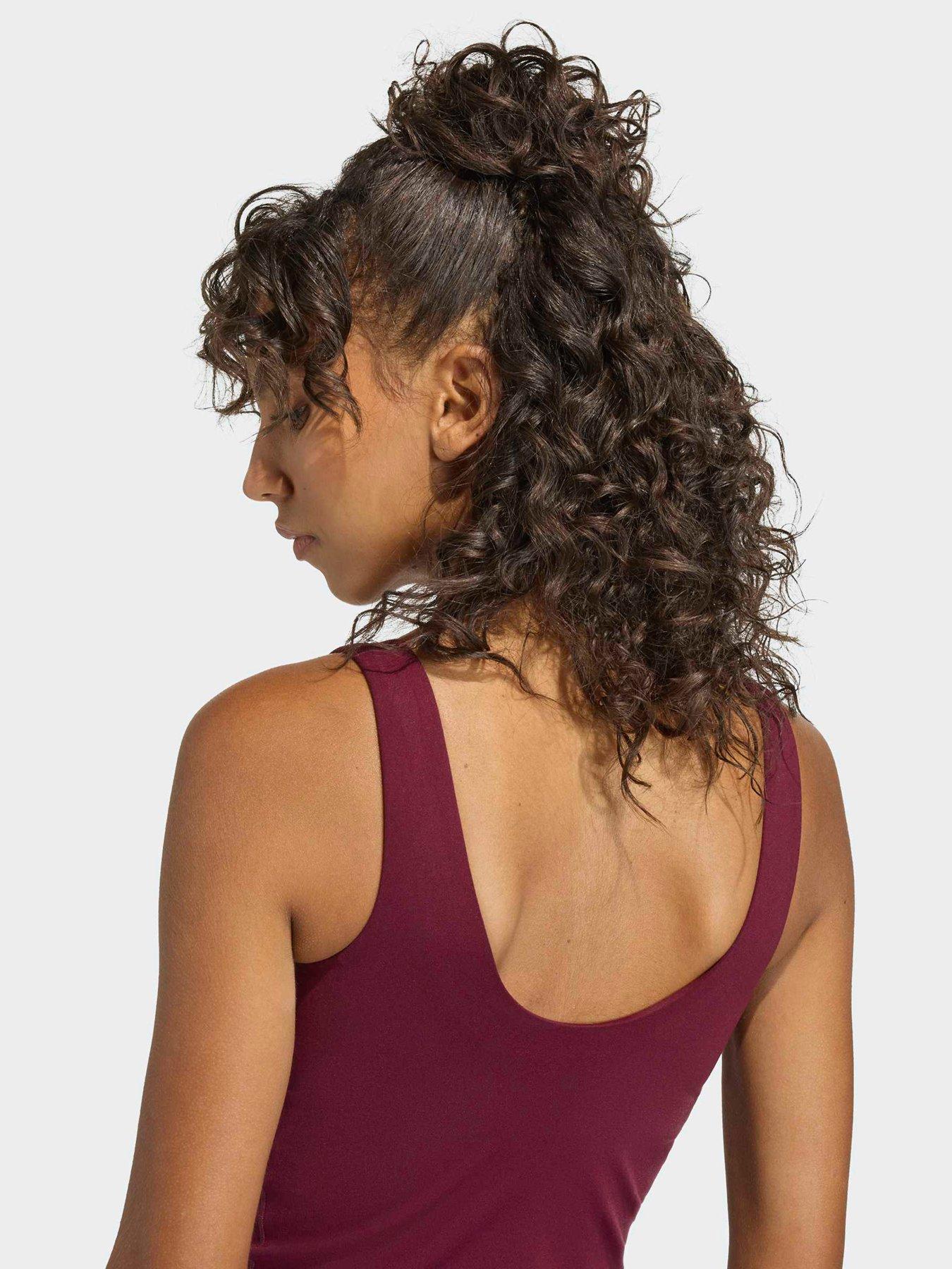 adidas-womens-training-3-stripe-tank--maroon-reddetail
