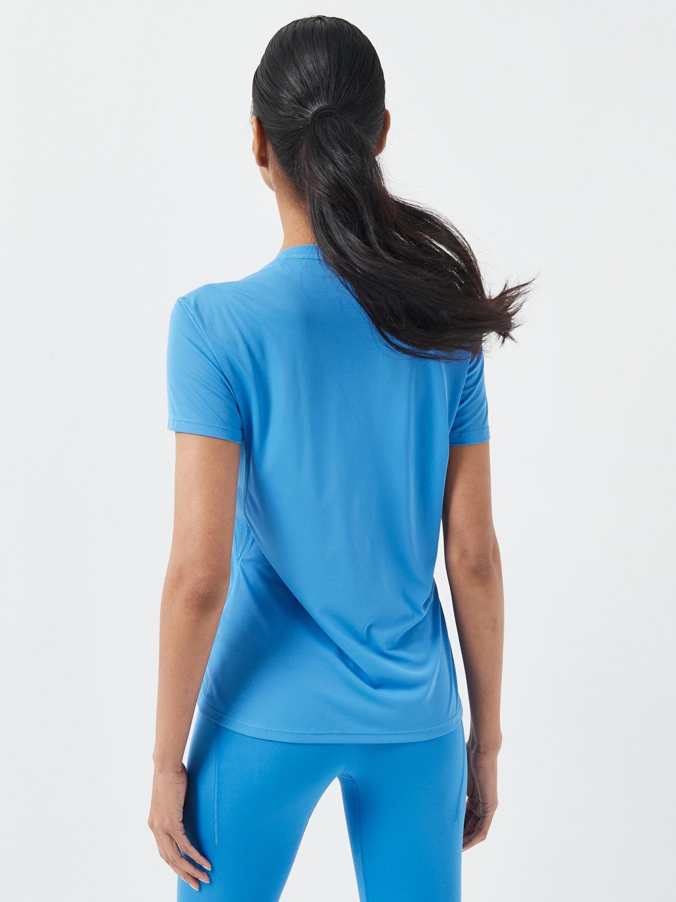 Image 2 of 6 of adidas Women's Running Adizero Essentials T-Shirt - Blue