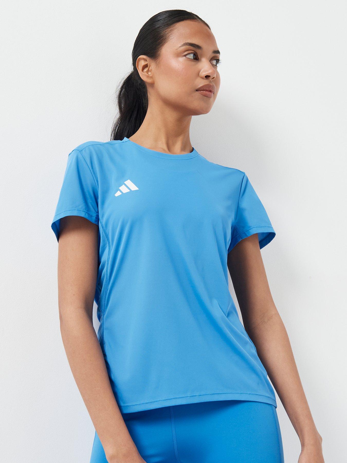 Image 6 of 6 of adidas Women's Running Adizero Essentials T-Shirt - Blue