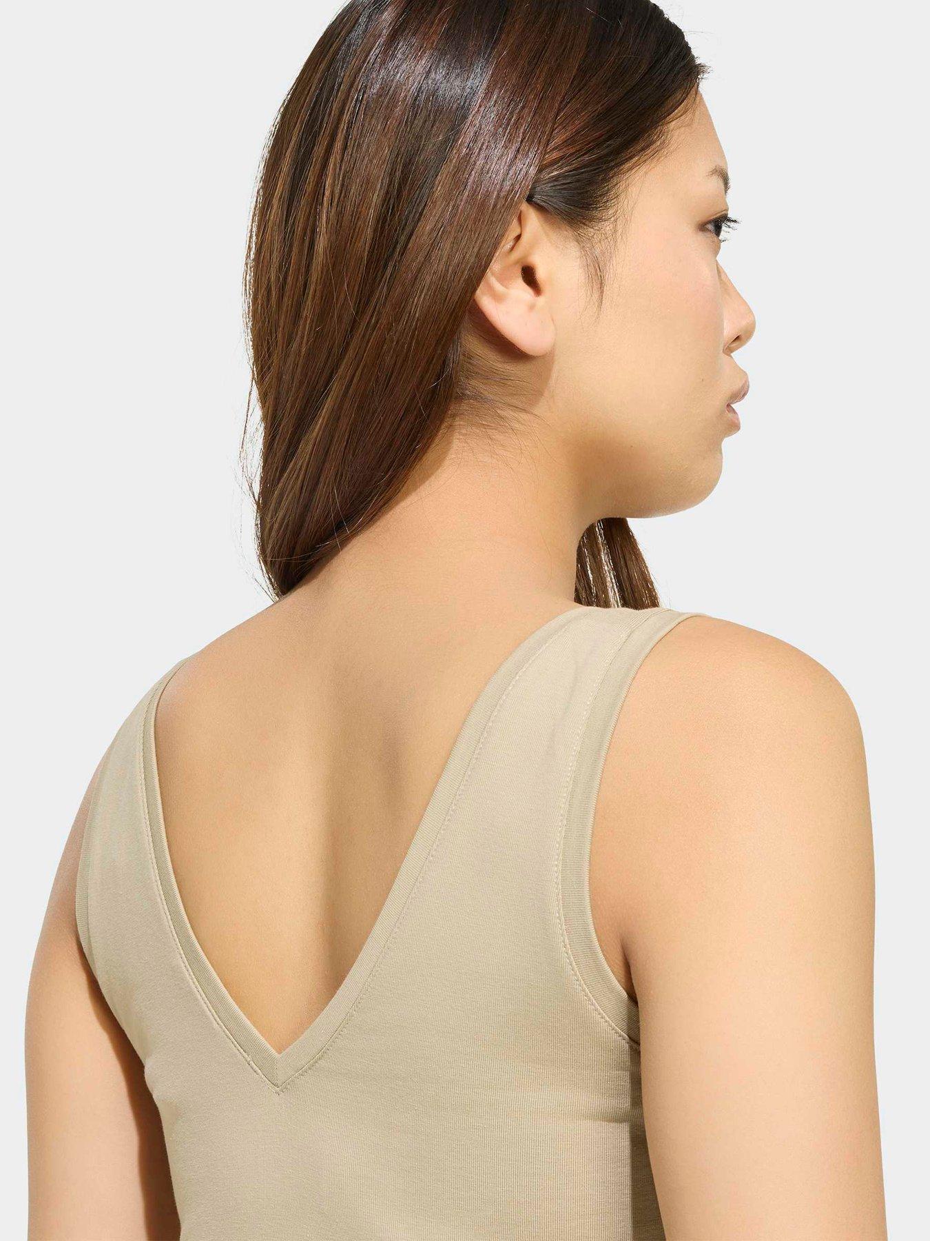Image 5 of 6 of adidas Sportswear Womens Small Logo Tank - Beige