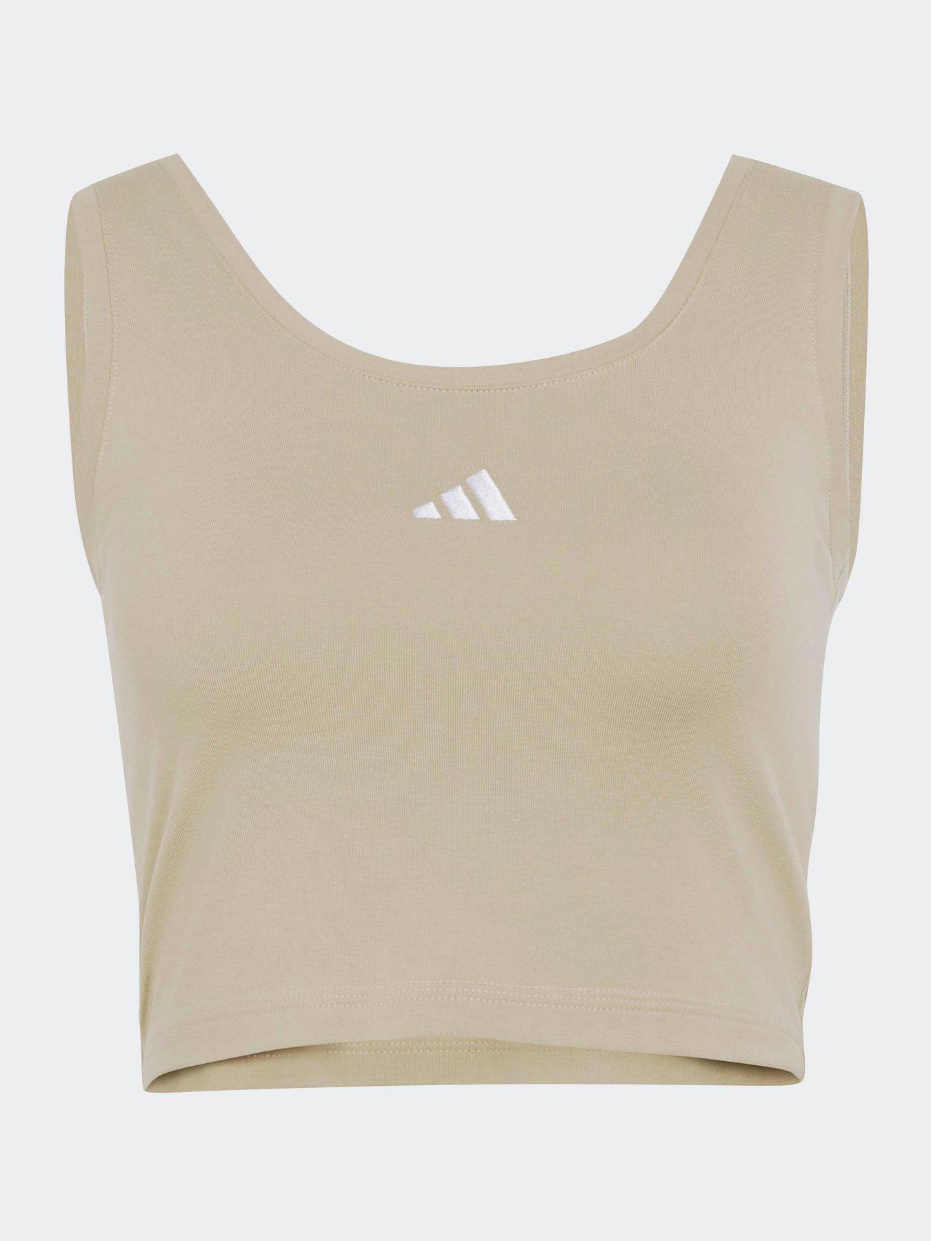 Image 6 of 6 of adidas Sportswear Womens Small Logo Tank - Beige