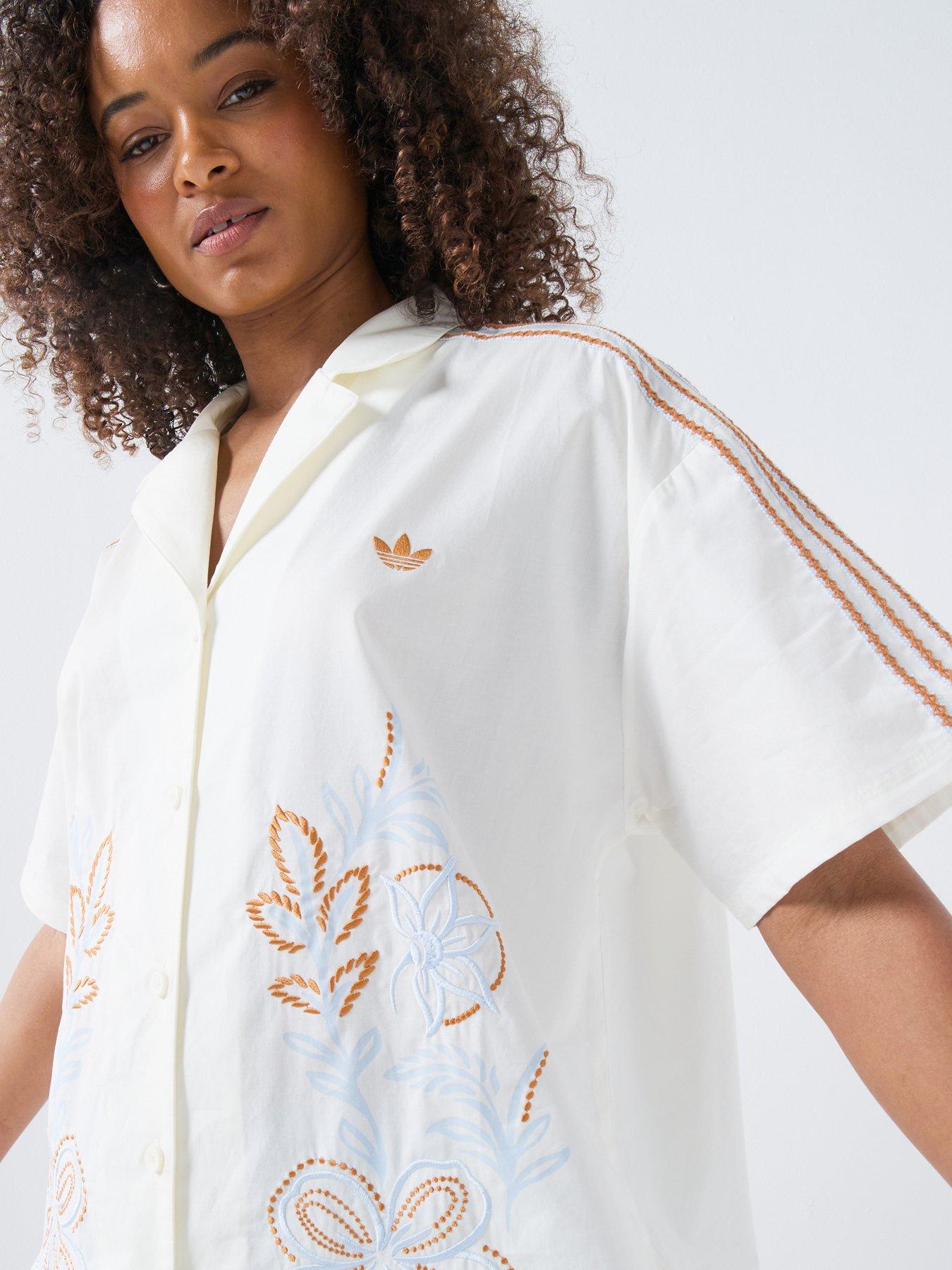 Image 4 of 5 of adidas Originals Women's Resort Shirt - White