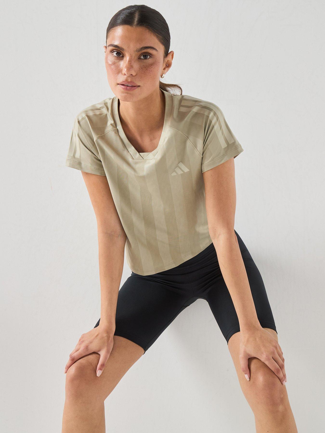 adidas Women's Training Hyperglam T-Shirt - Brown
