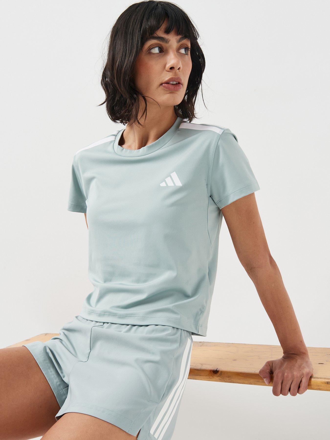 Image 1 of 7 of adidas Women's Training Hyperglam T-Shirt - Green