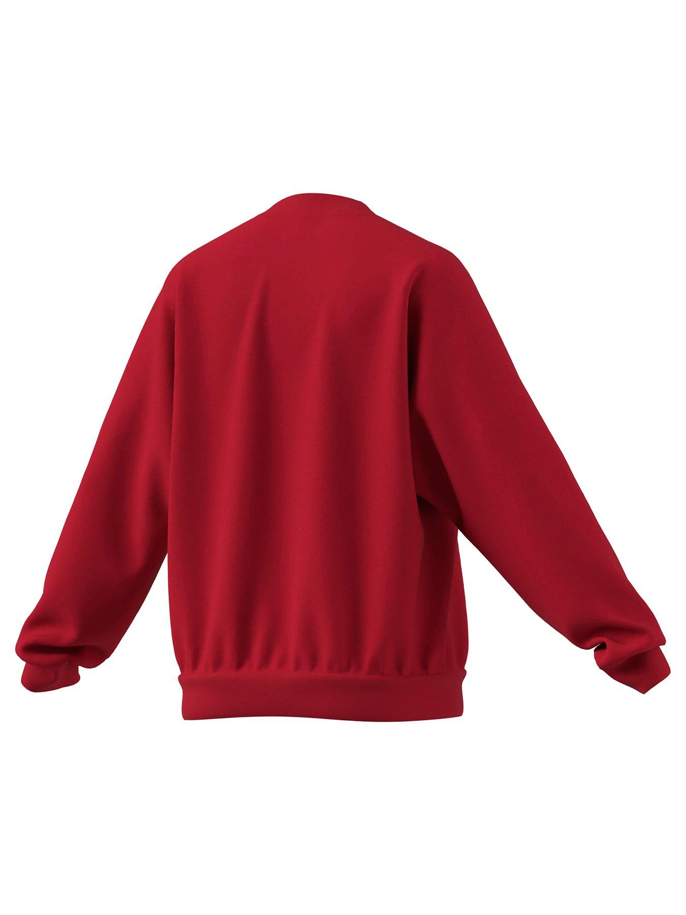 Image 2 of 3 of adidas Sportswear Women's 3 Stripes Studio Fl Sweater - Red