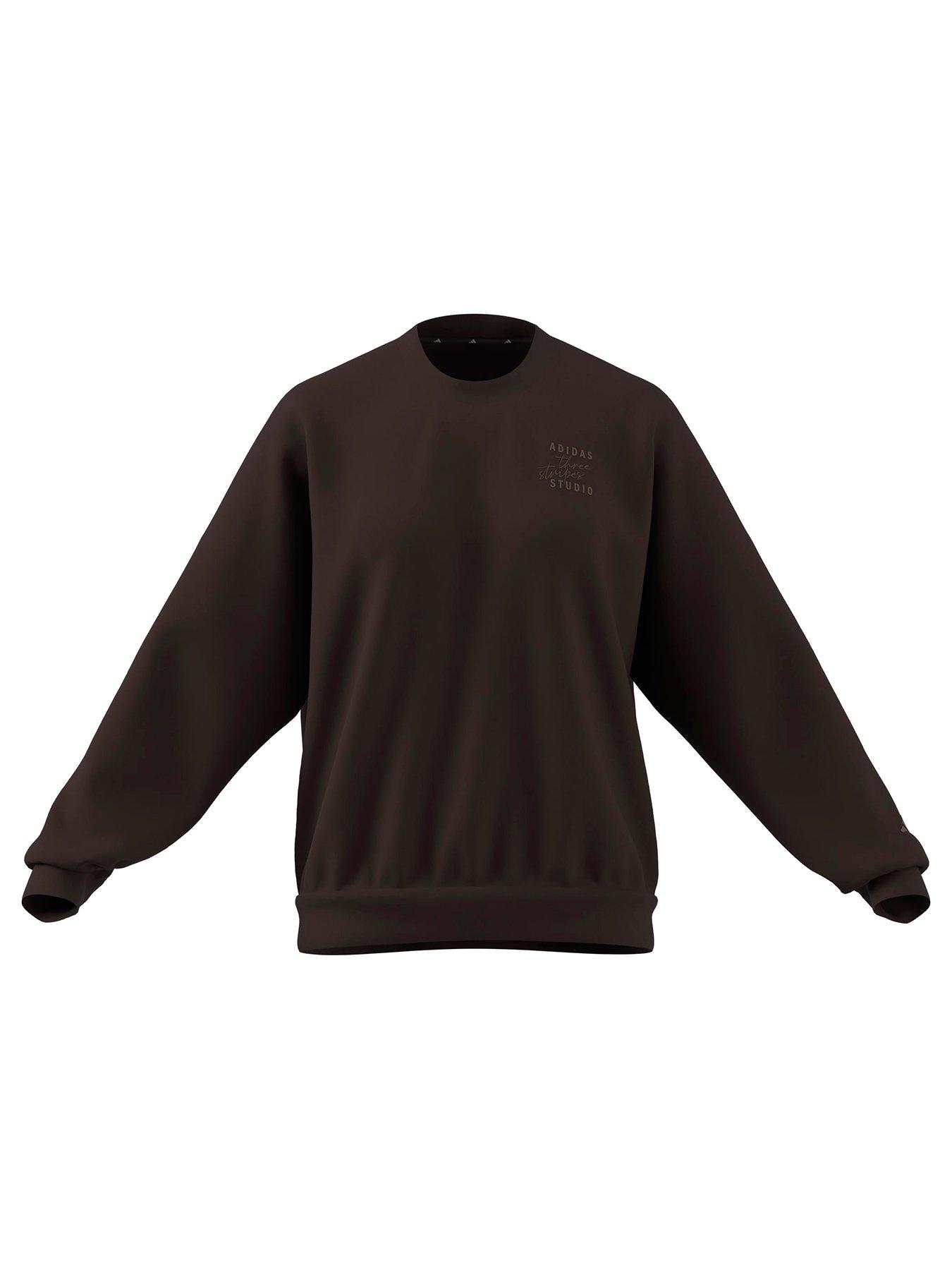 adidas Sportswear adidas Performance Three Stripes Studios Sweatshirt - Brown