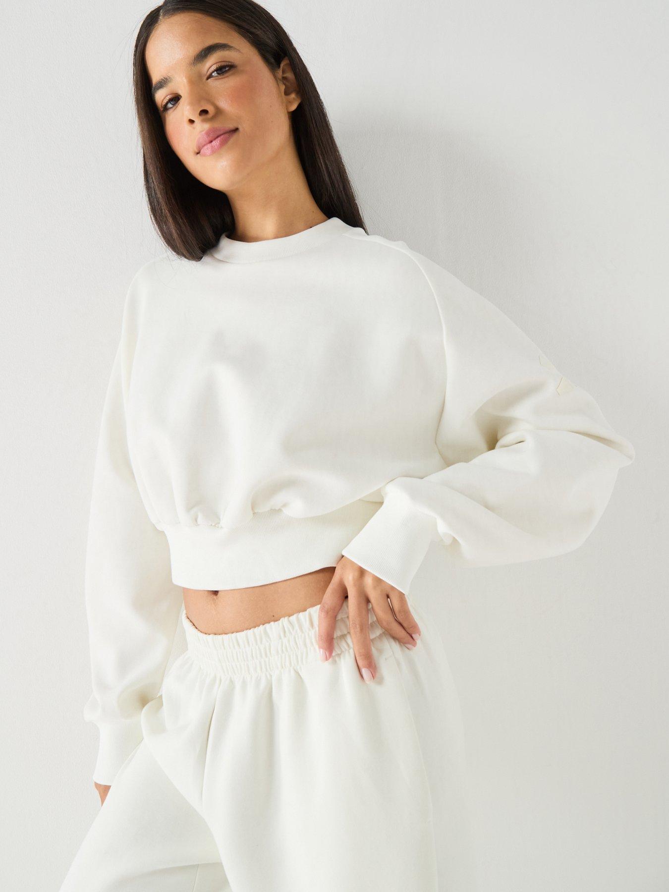 adidas Sportswear Women's Soft Lux Loose Sweatshirt - White