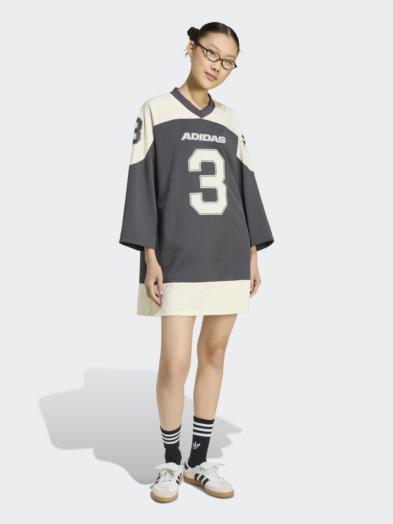 jersey dress adidas Originals Women's - Black Grape  earrings