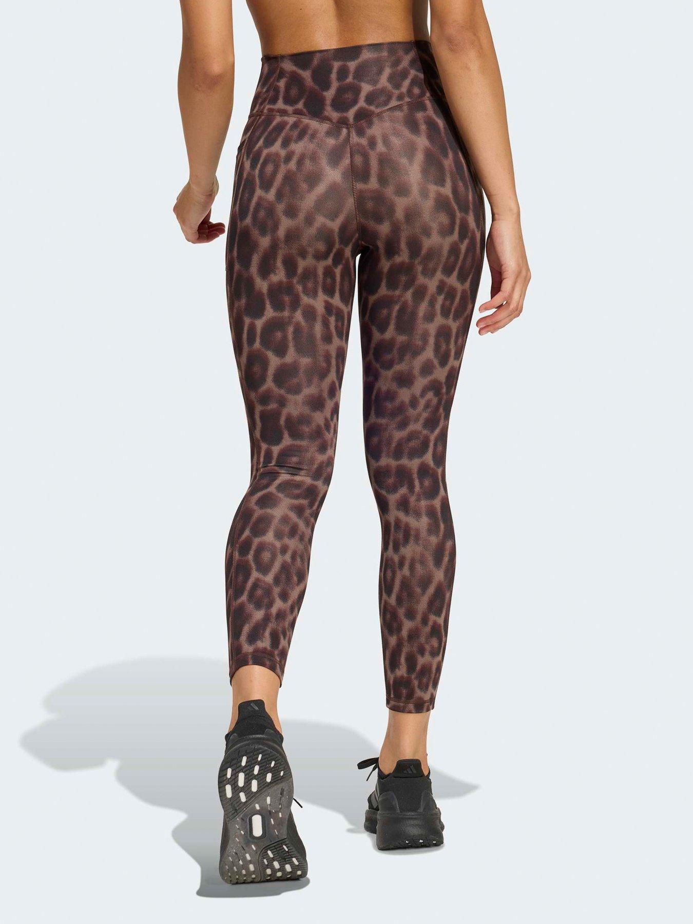 adidas-womens-training-workout-essentials-plus-78-tights-brownstillFront