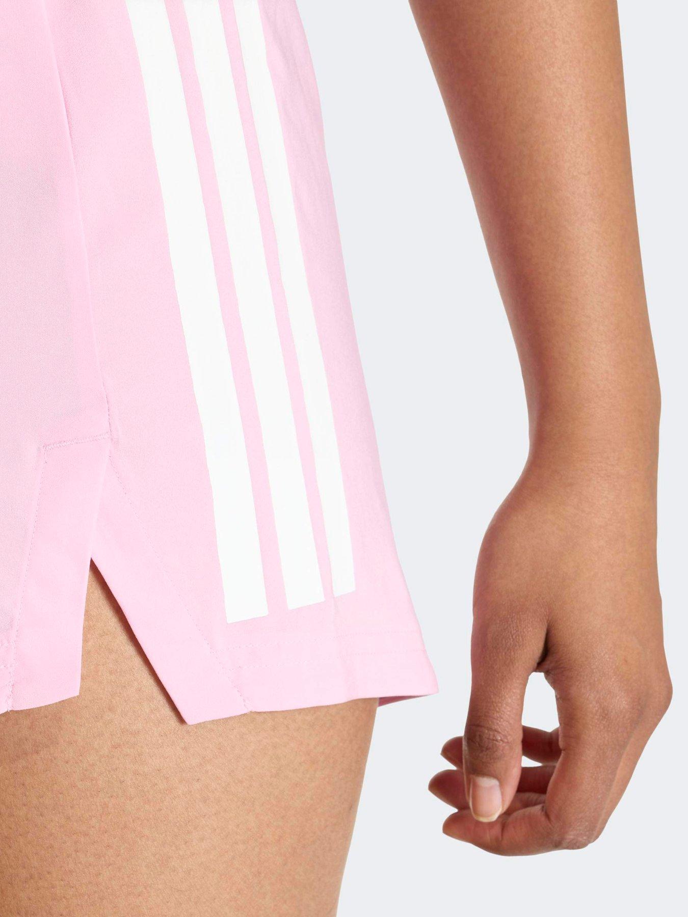Image 5 of 5 of adidas Women's Training Hyperglam Woven Shorts - Pink