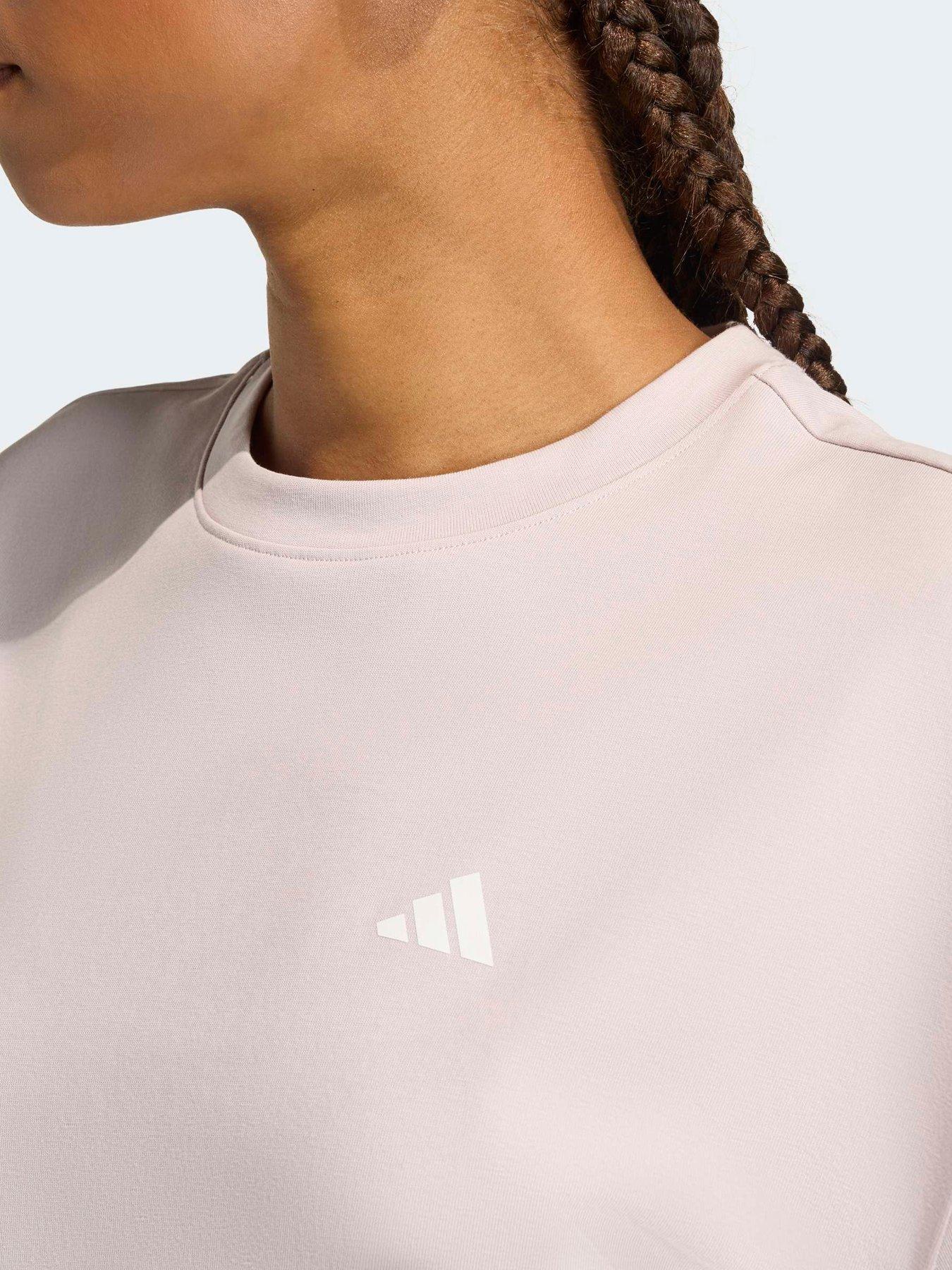 Image 4 of 5 of adidas Women's Training Workout Essentils Tee-brown