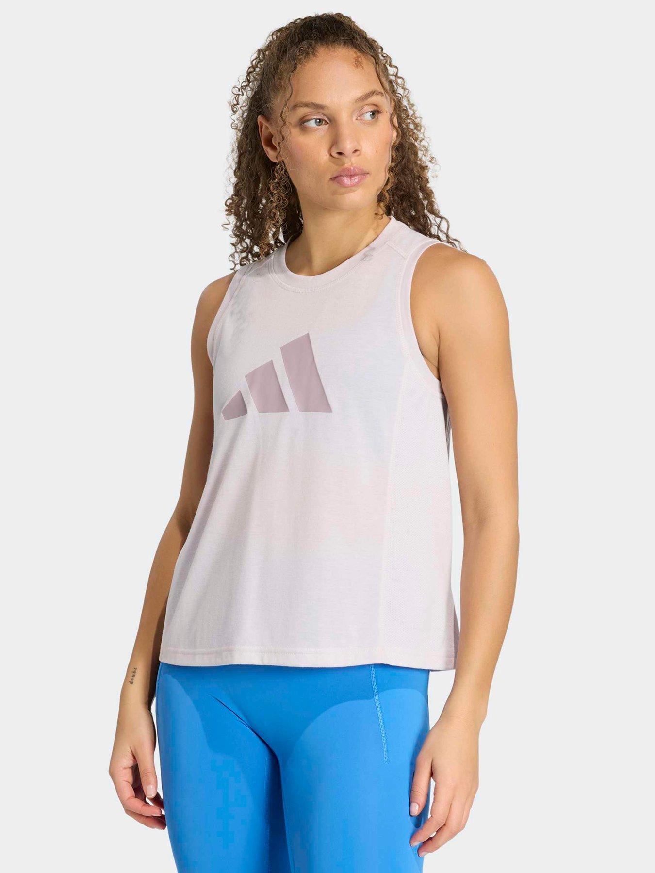 Image 1 of 5 of adidas Womens Training Workout Essentials Tank - Taupe