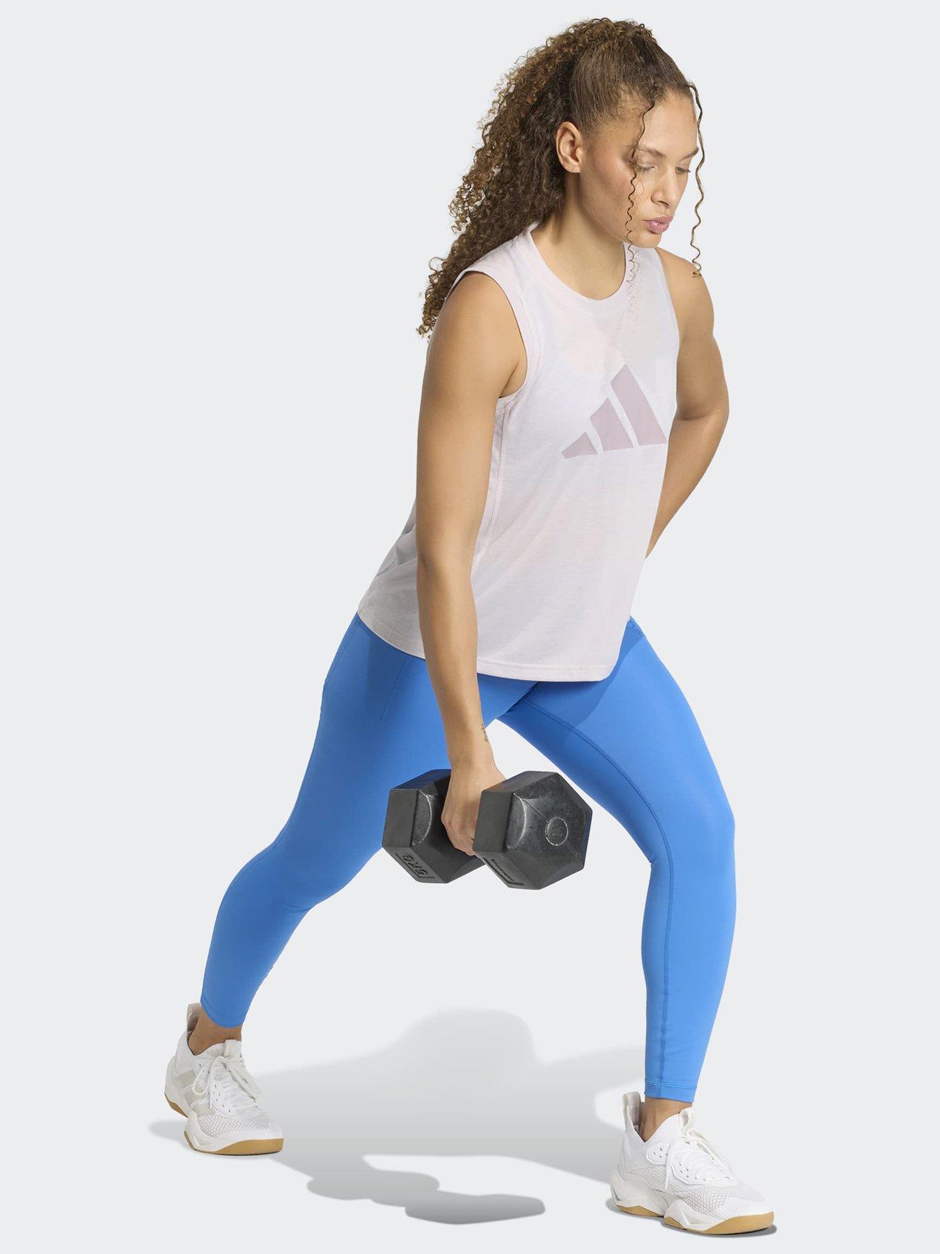 Image 3 of 5 of adidas Womens Training Workout Essentials Tank - Taupe