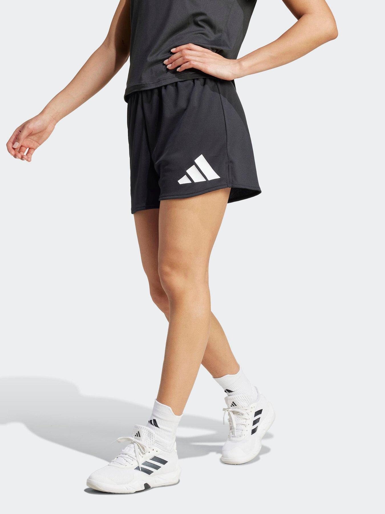 adidas-womens-training-workout-essentials-shorts-blackfront