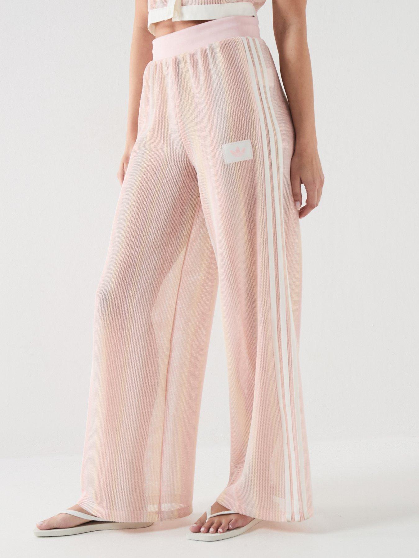 Image 1 of 6 of adidas Originals Womens Fire Bird Knit Track Pants - Pink
