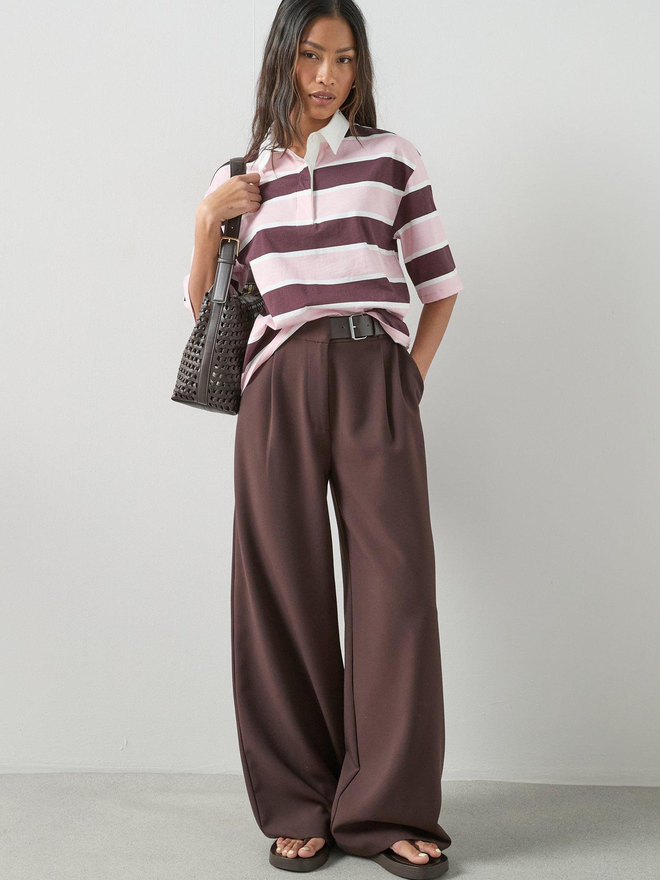 Image 6 of 7 of The Very Collection Stripe Mini Skirt Co-Ord - Multi