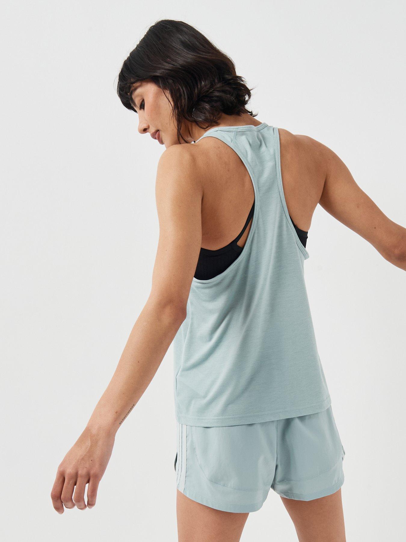 Image 2 of 6 of adidas Women's Training Workout Essentials Tank - Green