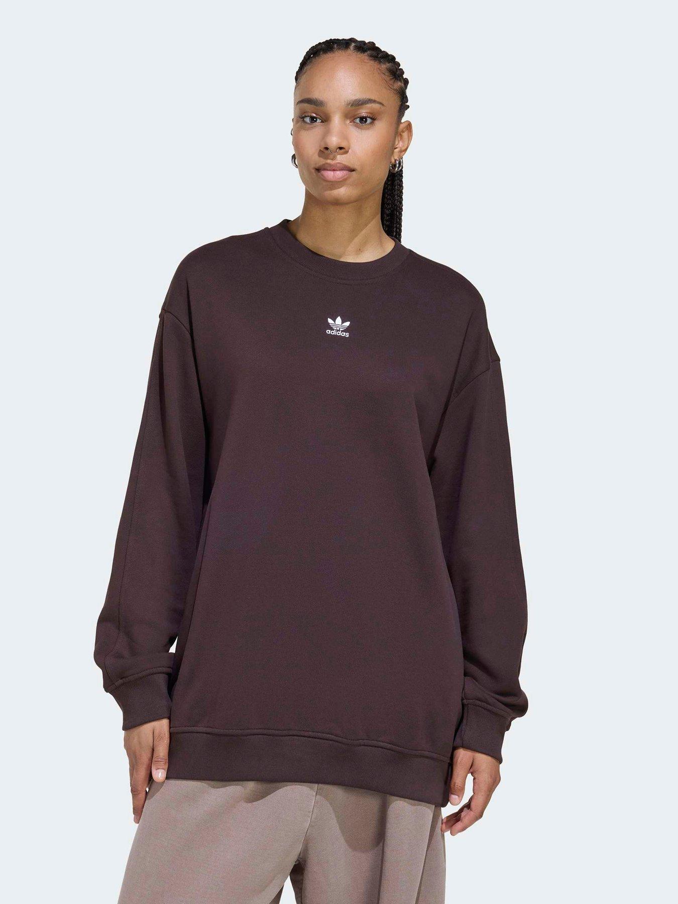 adidas Originals Women's Essentials Sweatshirt - Brown