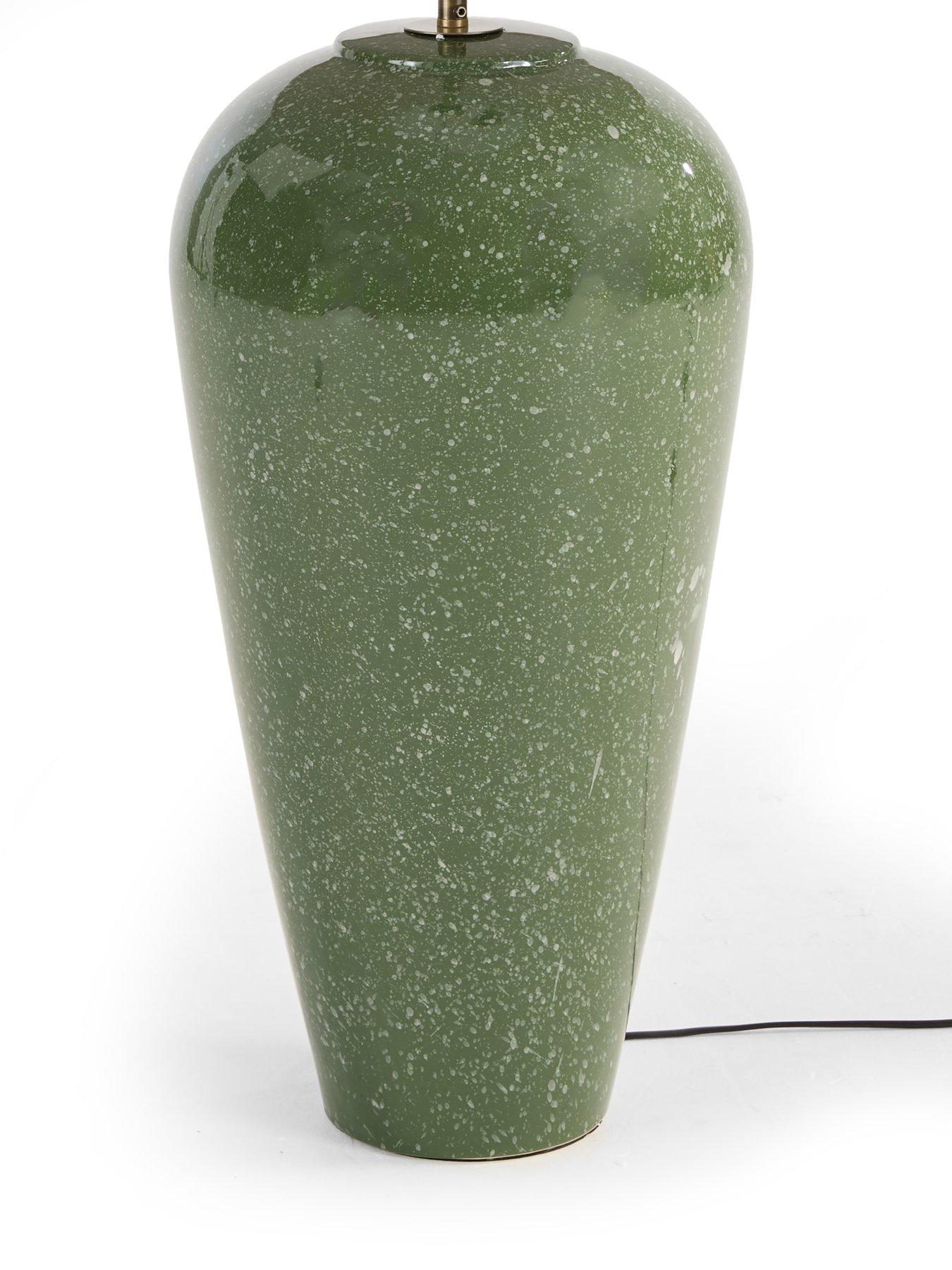 Image 4 of 8 of The Very Collection Green Splatter Floor Lamp