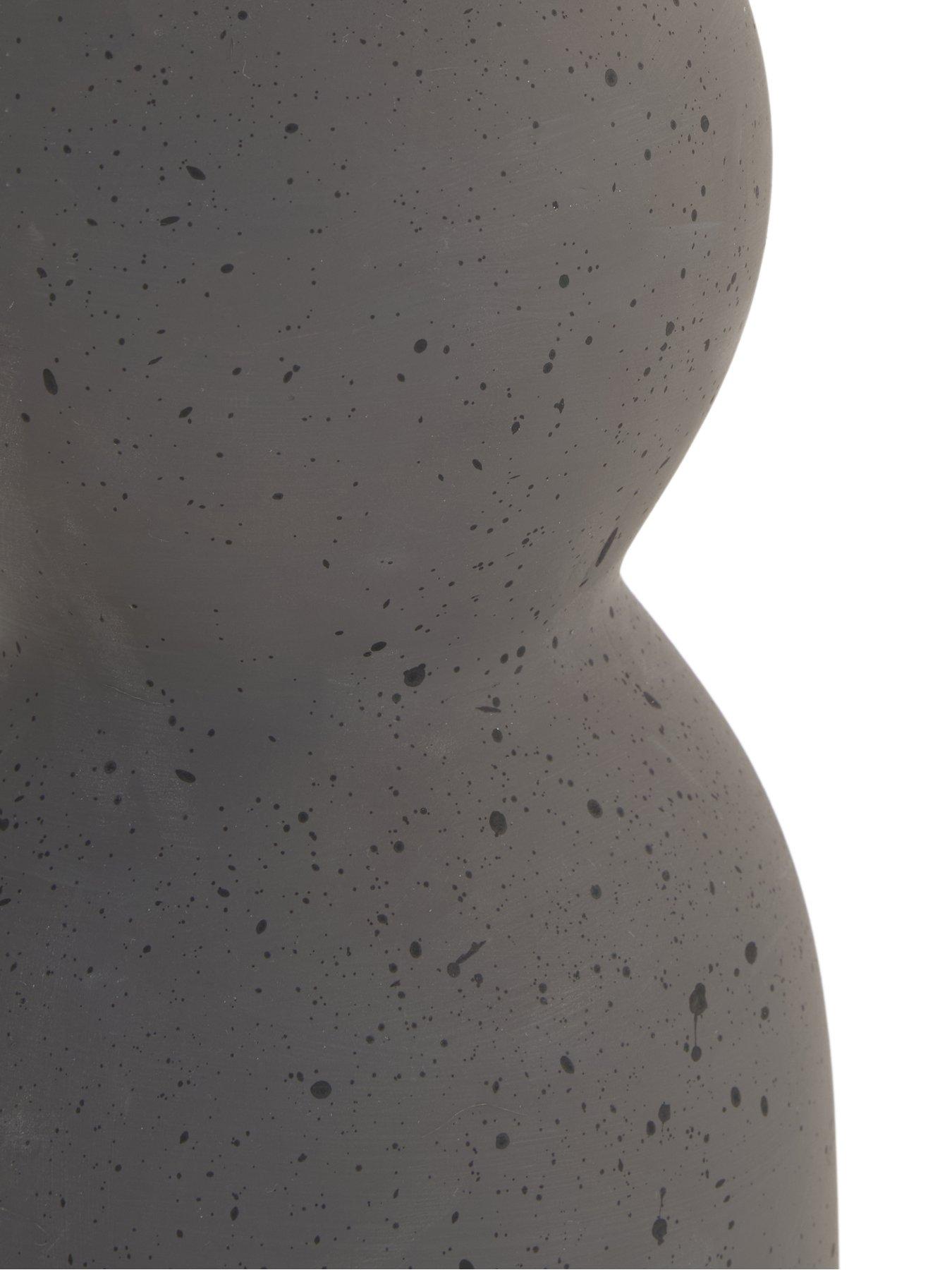 Image 5 of 7 of The Very Collection Matte Black Totem Ceramic Floor Lamp