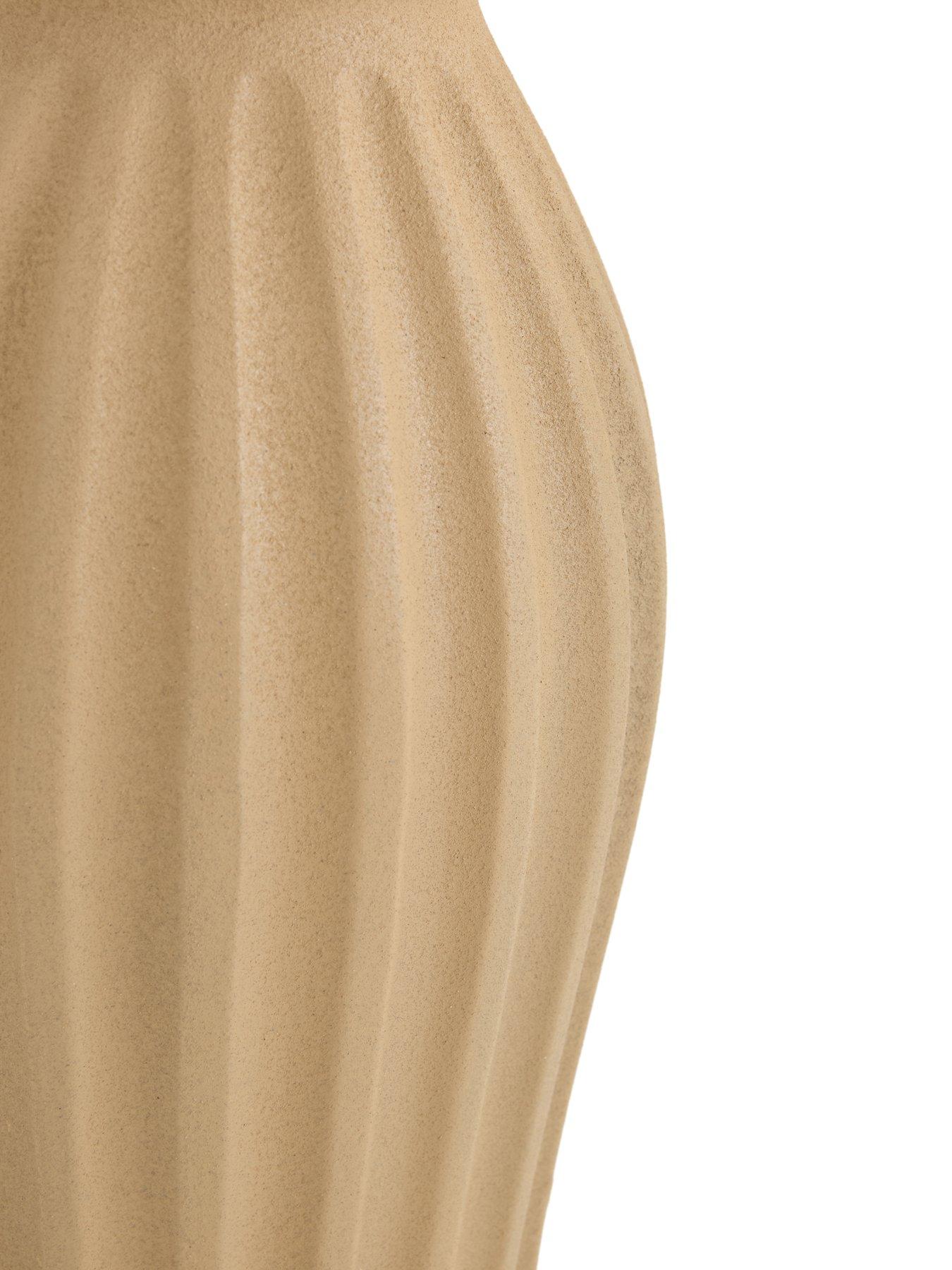 Image 6 of 8 of The Very Collection Stoneware Ribbed Ceramic Floor Lamp