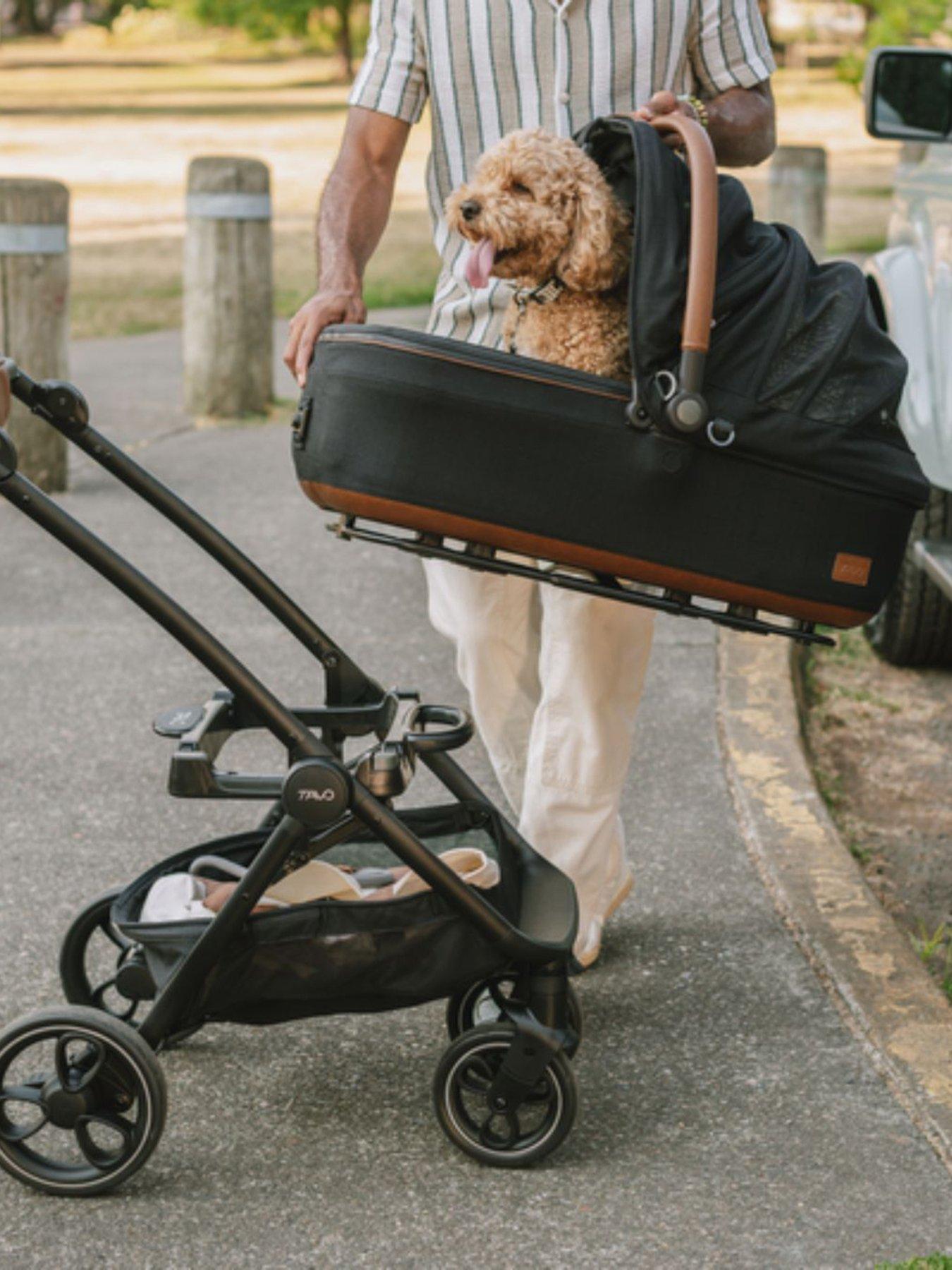 Tavo Maeve Medium Rigid Pet Car Seat  &  Vehicle Base Merle