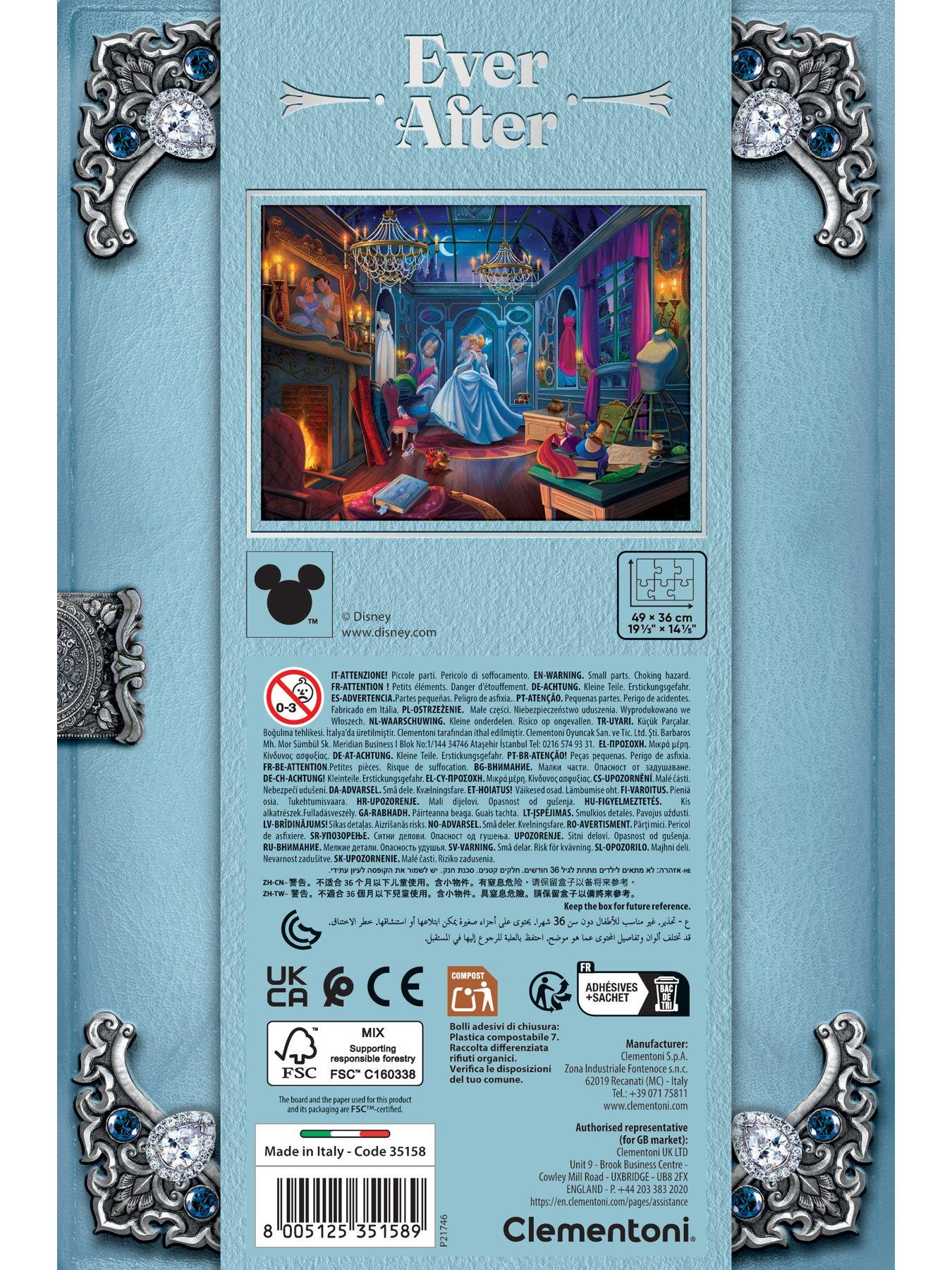 Image 5 of 6 of Clementoni Clementoni Disney Princess Ever After Collection - Cinderella 500 Piece Puzzle in Deluxe Packaging