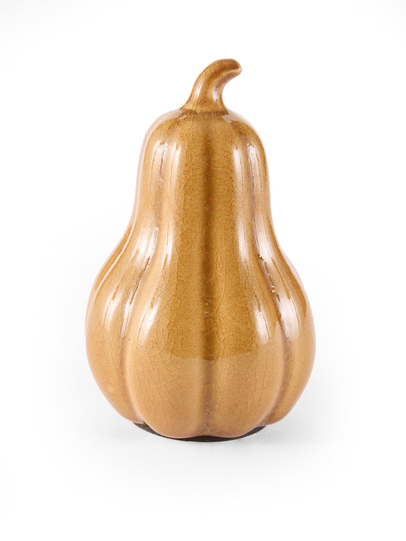 Image 6 of 7 of The Very Collection Set Of 2 Ceramic Shaped Pumpkins