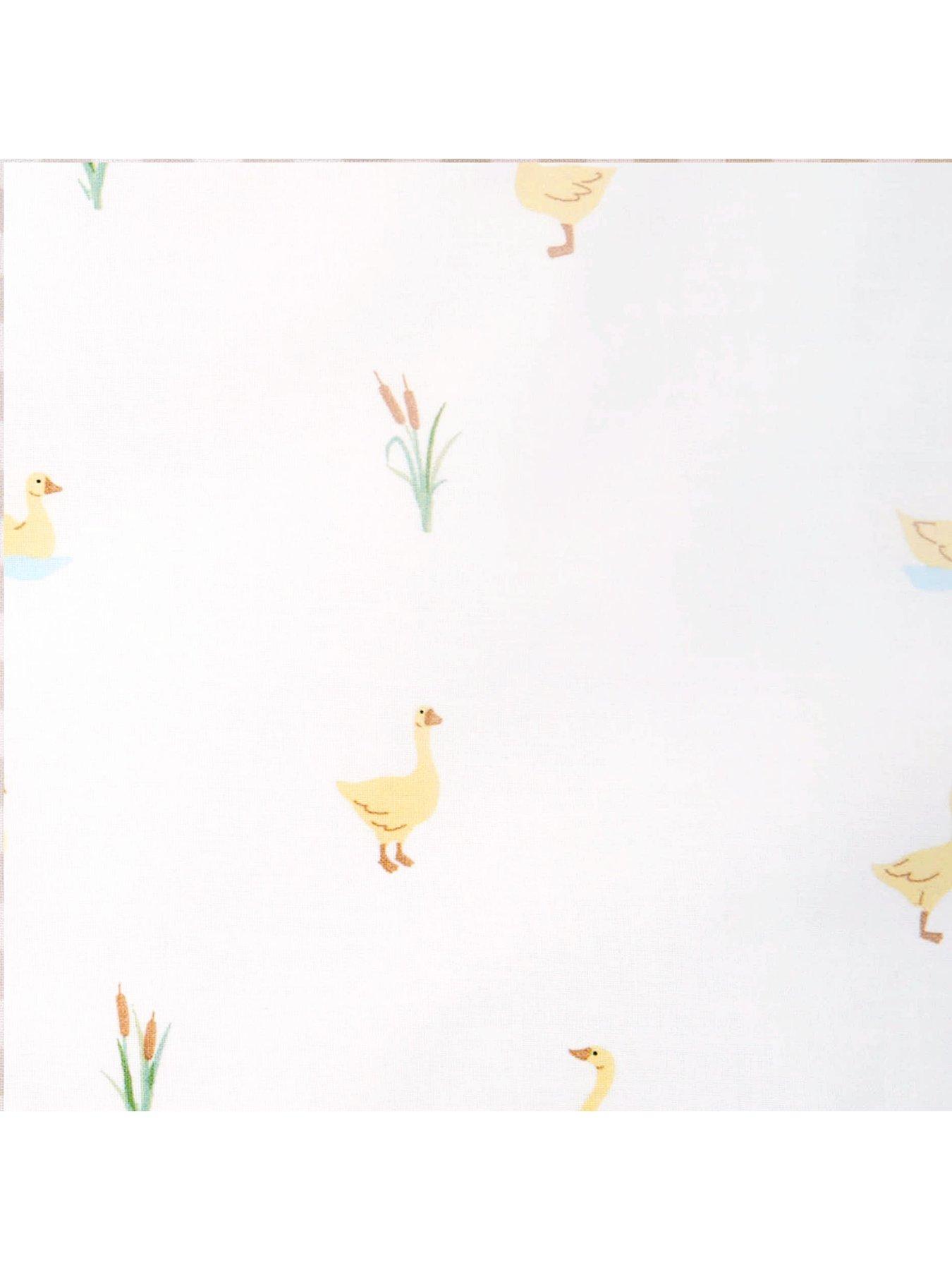 clair-de-lune-little-duckling-cot-bed-sheetsdetail