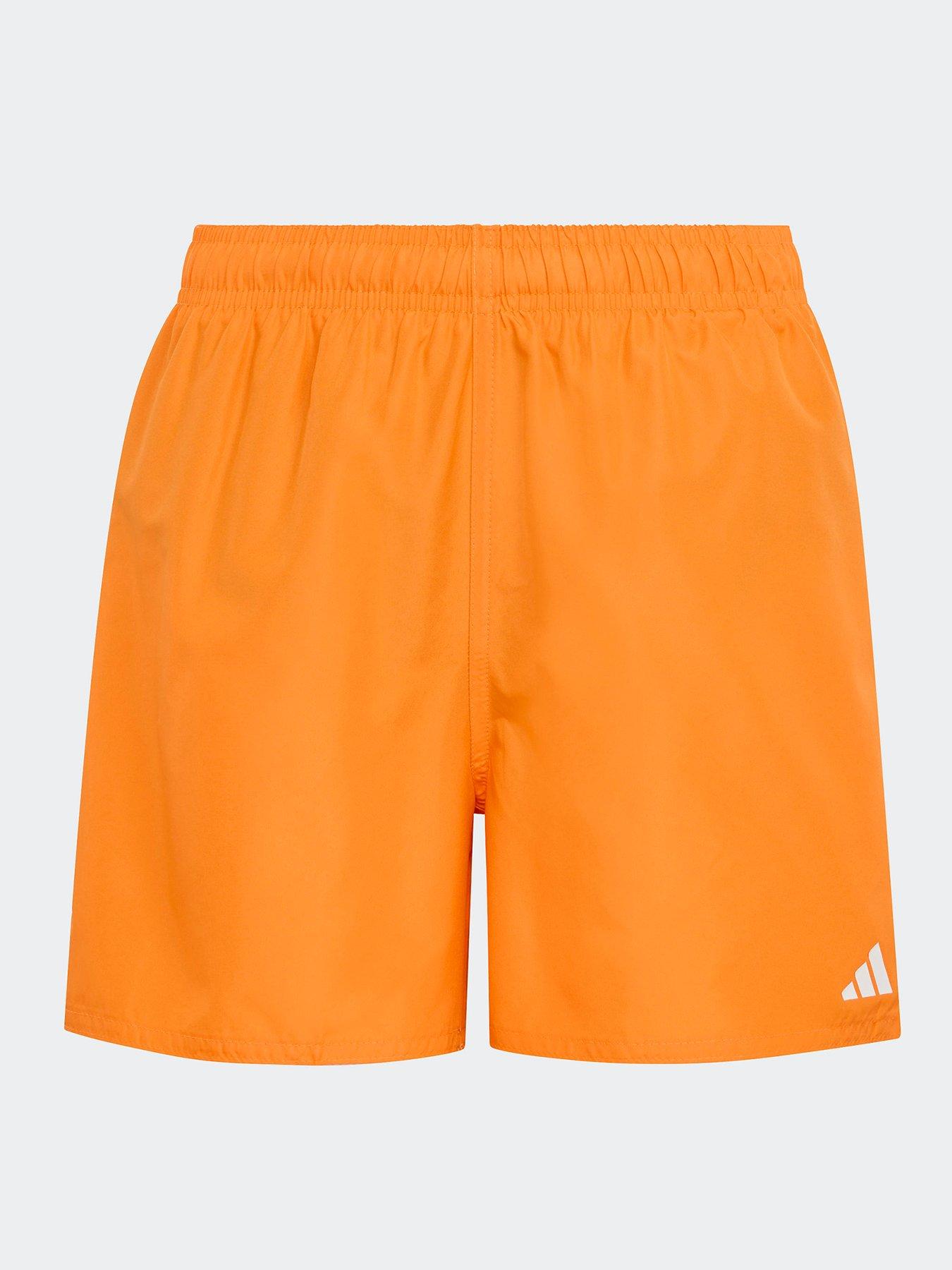 adidas-boys-solid-shorts-orangefront