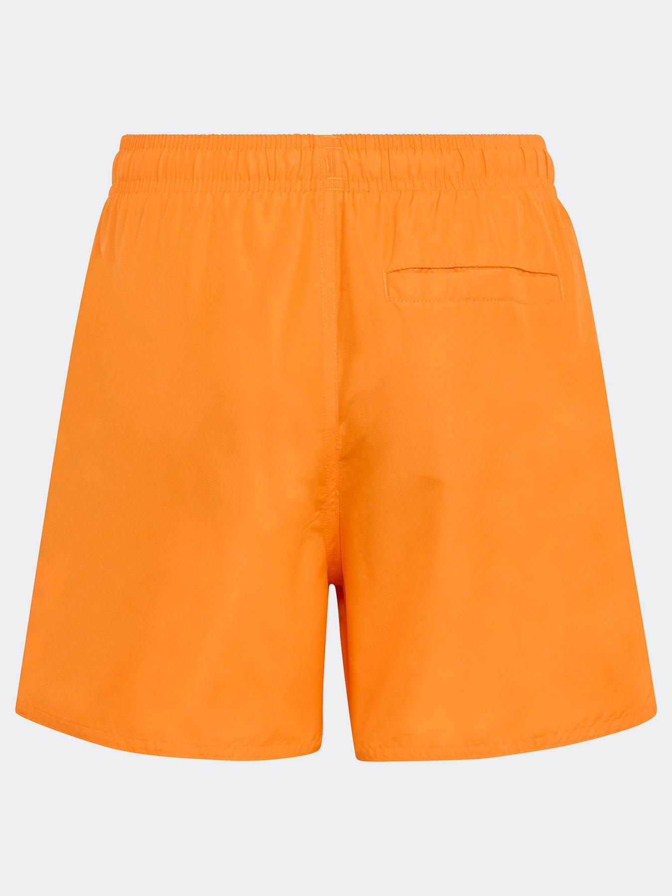 adidas-boys-solid-shorts-orangeback