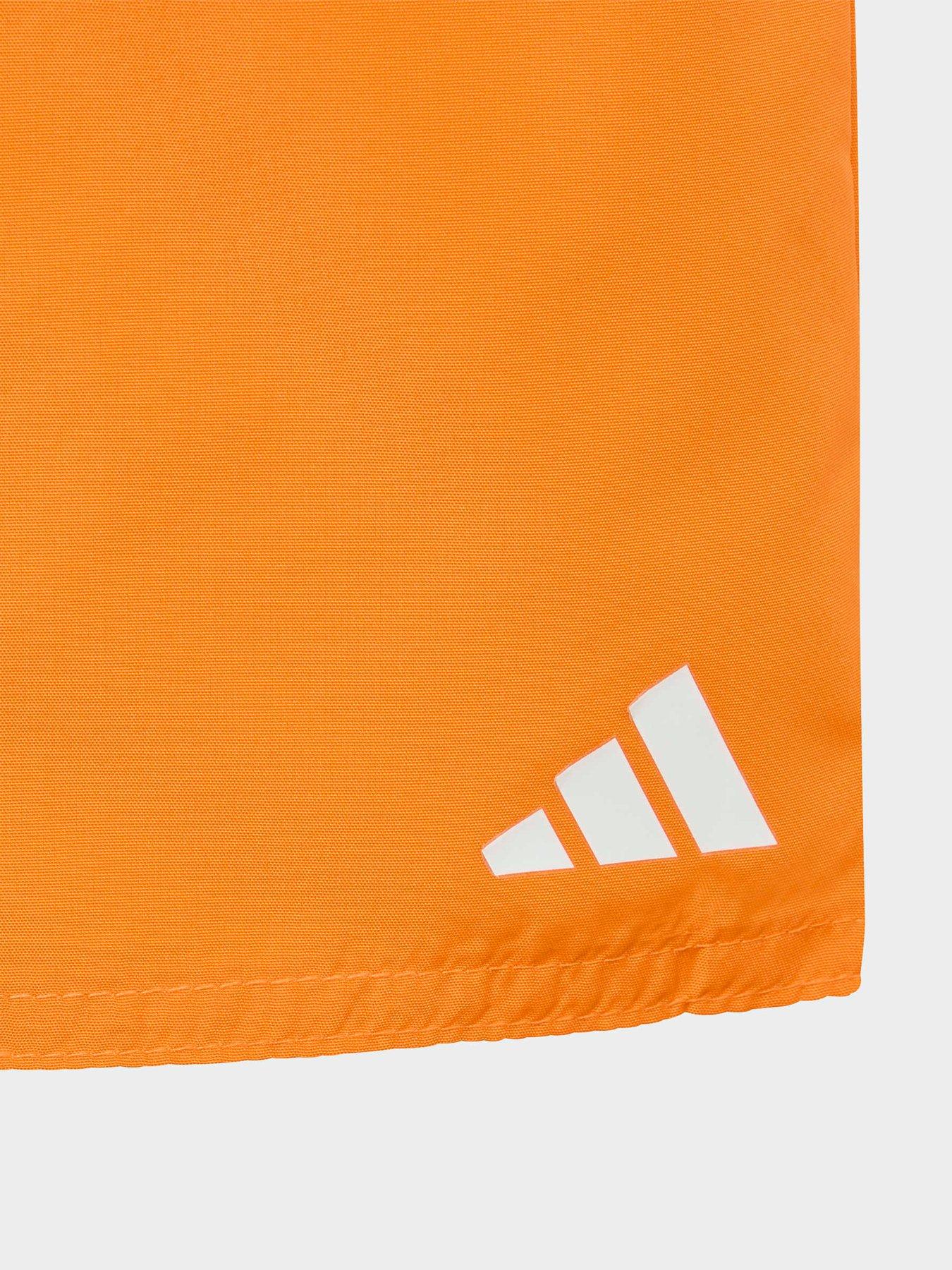 adidas-boys-solid-shorts-orangeoutfit