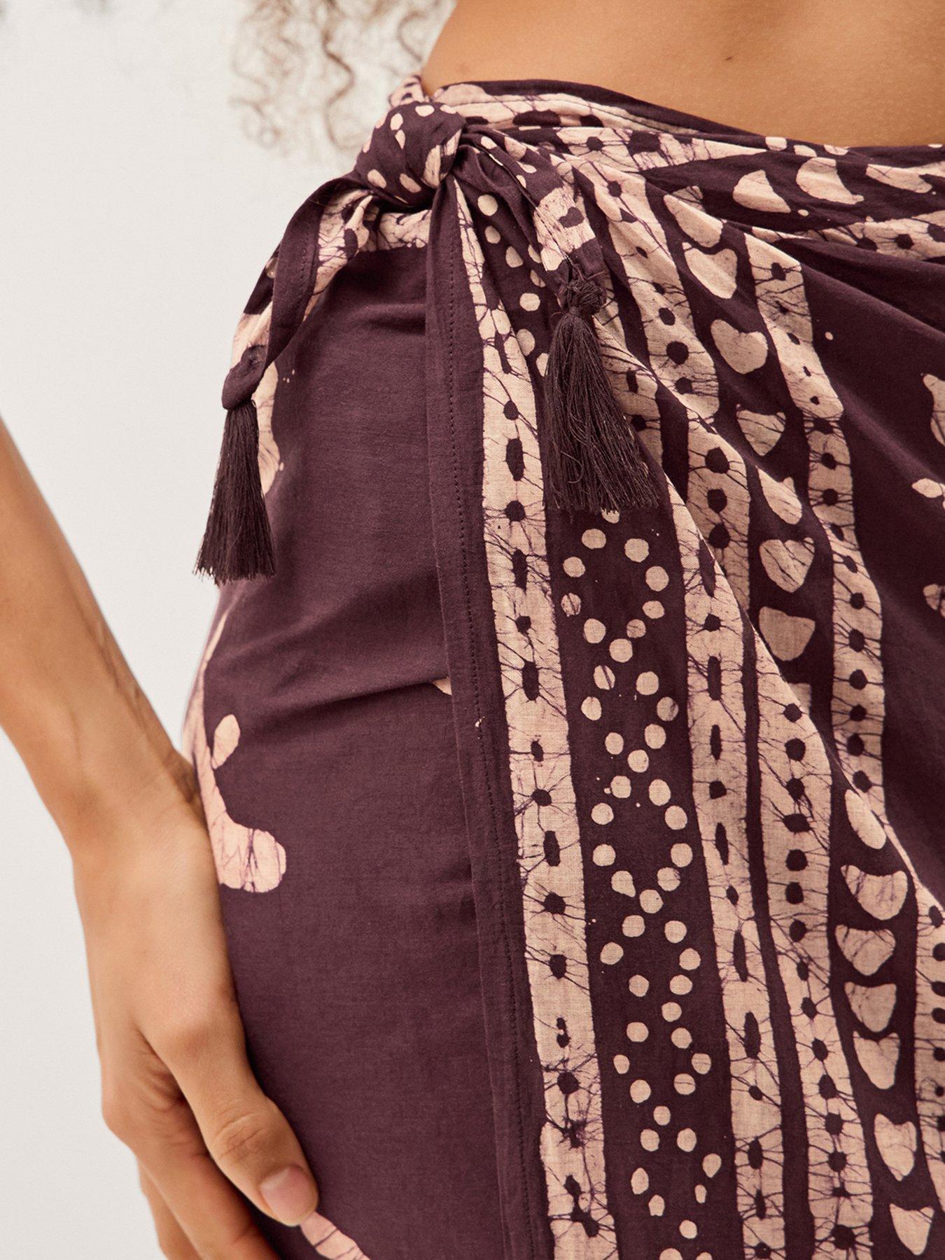 Image 4 of 5 of Monsoon Mafalda Batik Sarong