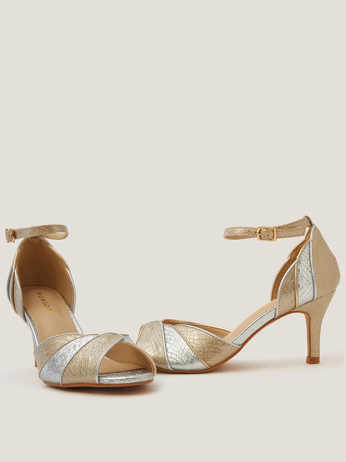 Image 1 of 3 of Monsoon Meg Metallic Sandal