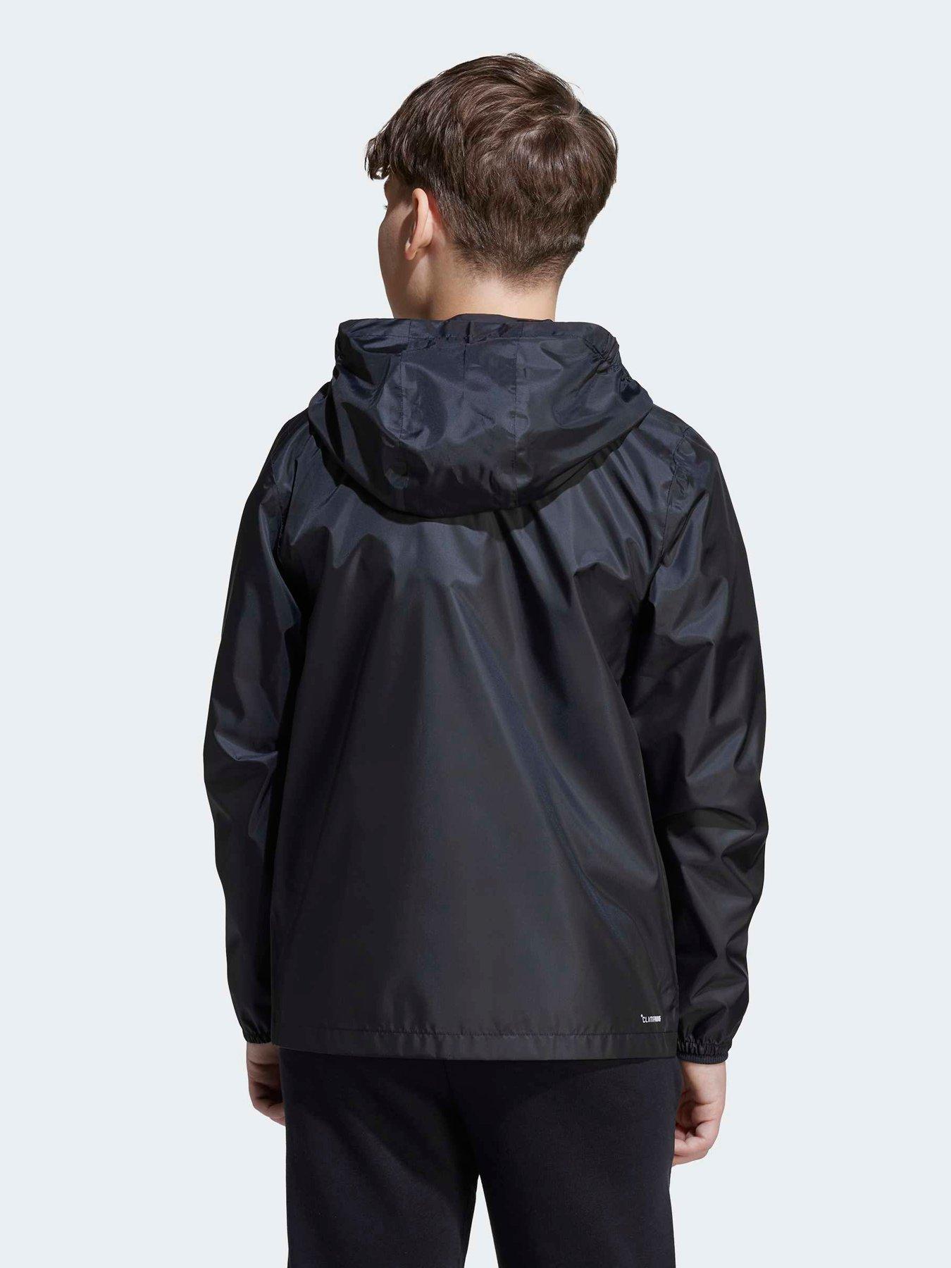 adidas-sportswear-junior-unisex-rain-jacket-blackoutfit