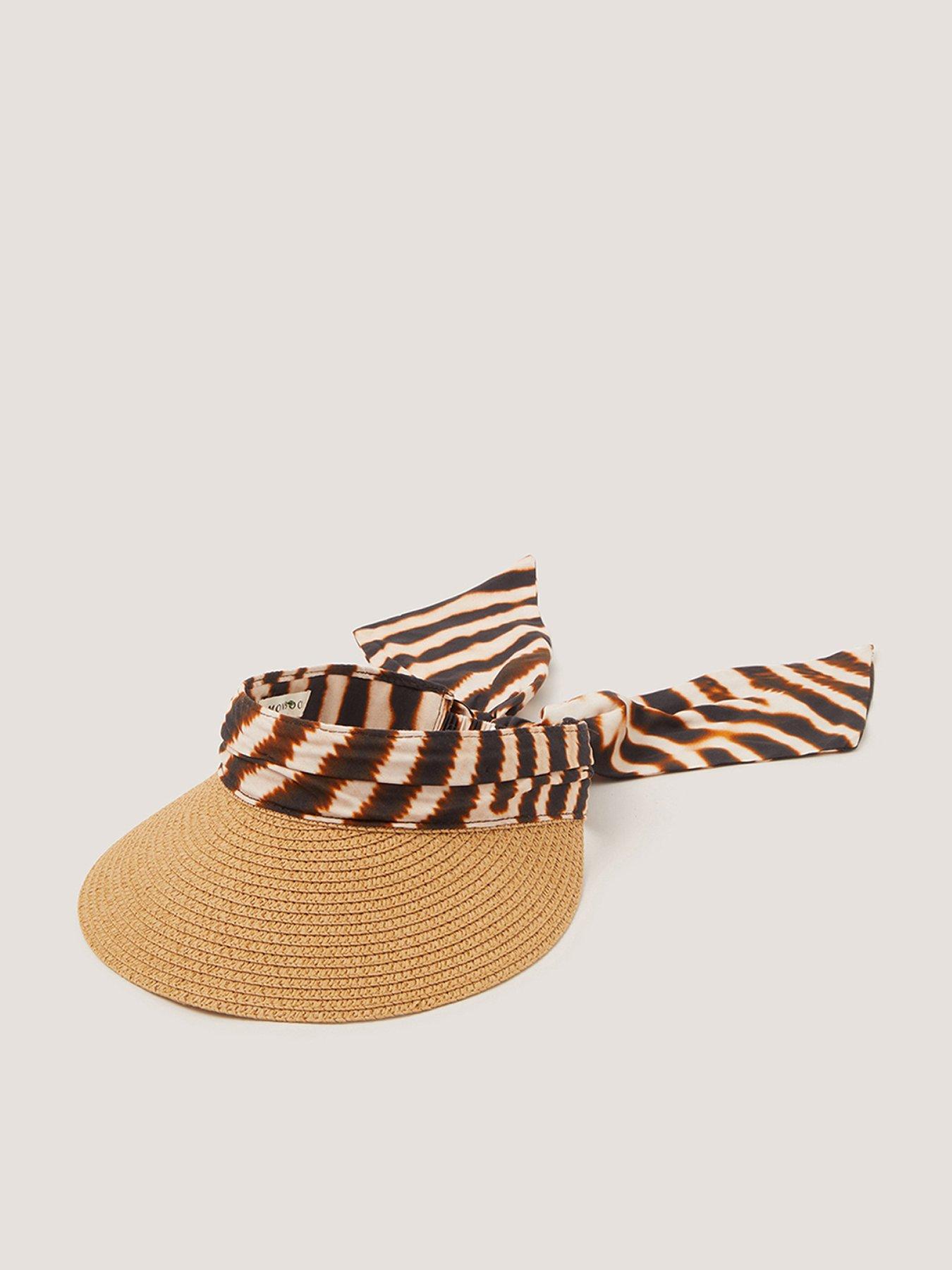 monsoon-erin-animal-ribbon-visor-creamfront