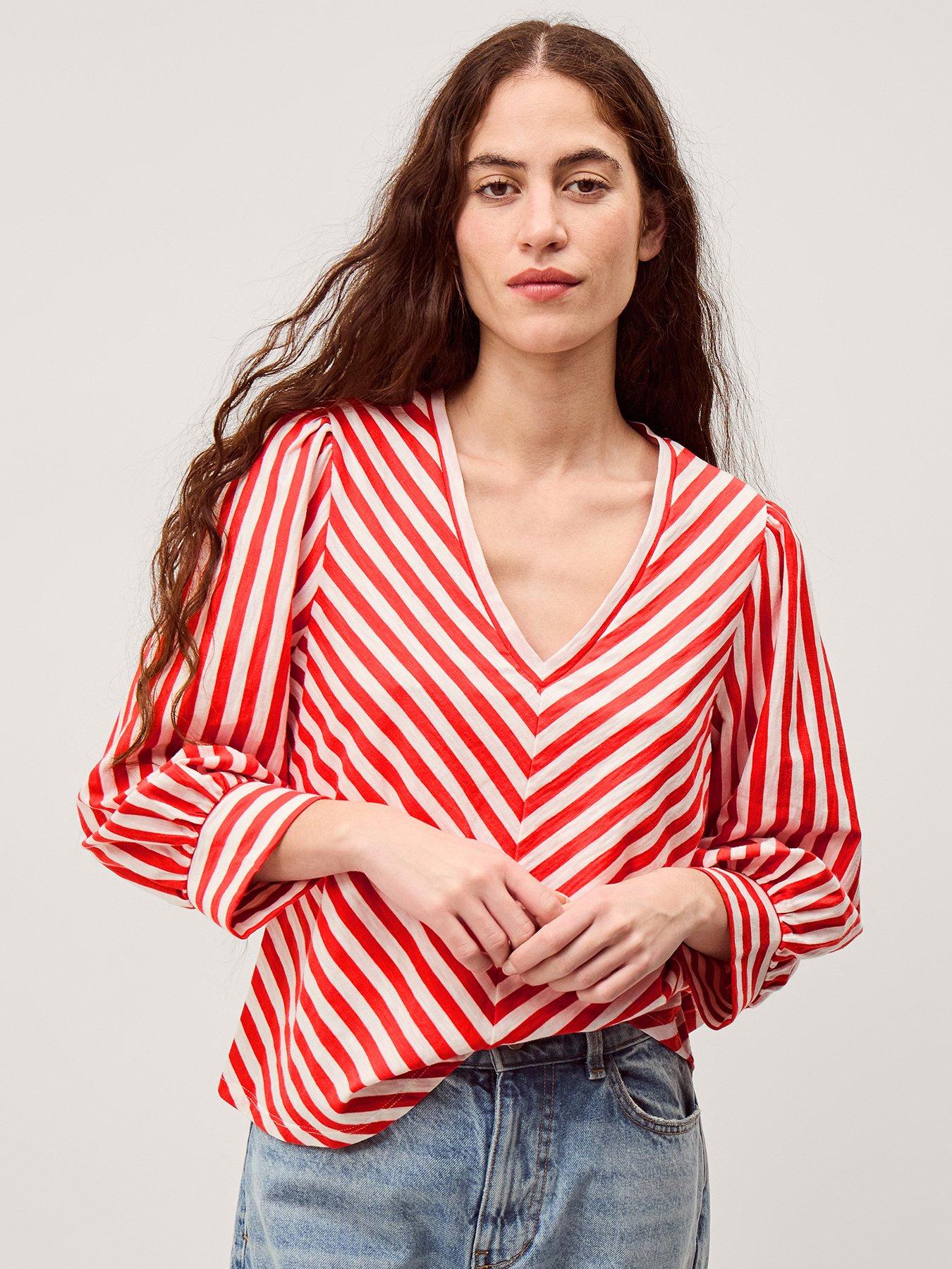 monsoon-shayla-stripe-jersey-top-creamfront