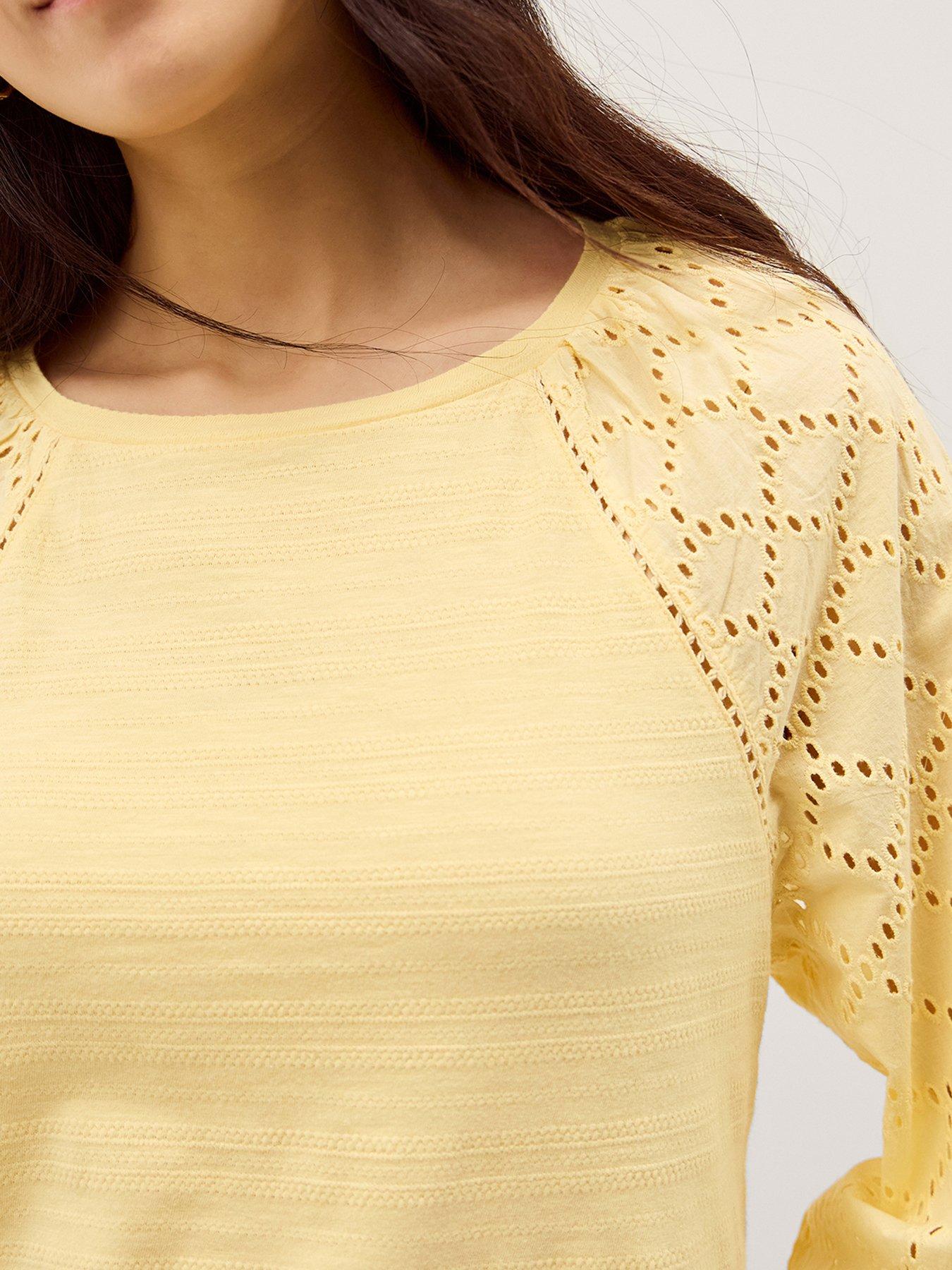 monsoon-fifi-fabric-mix-top-yellowoutfit