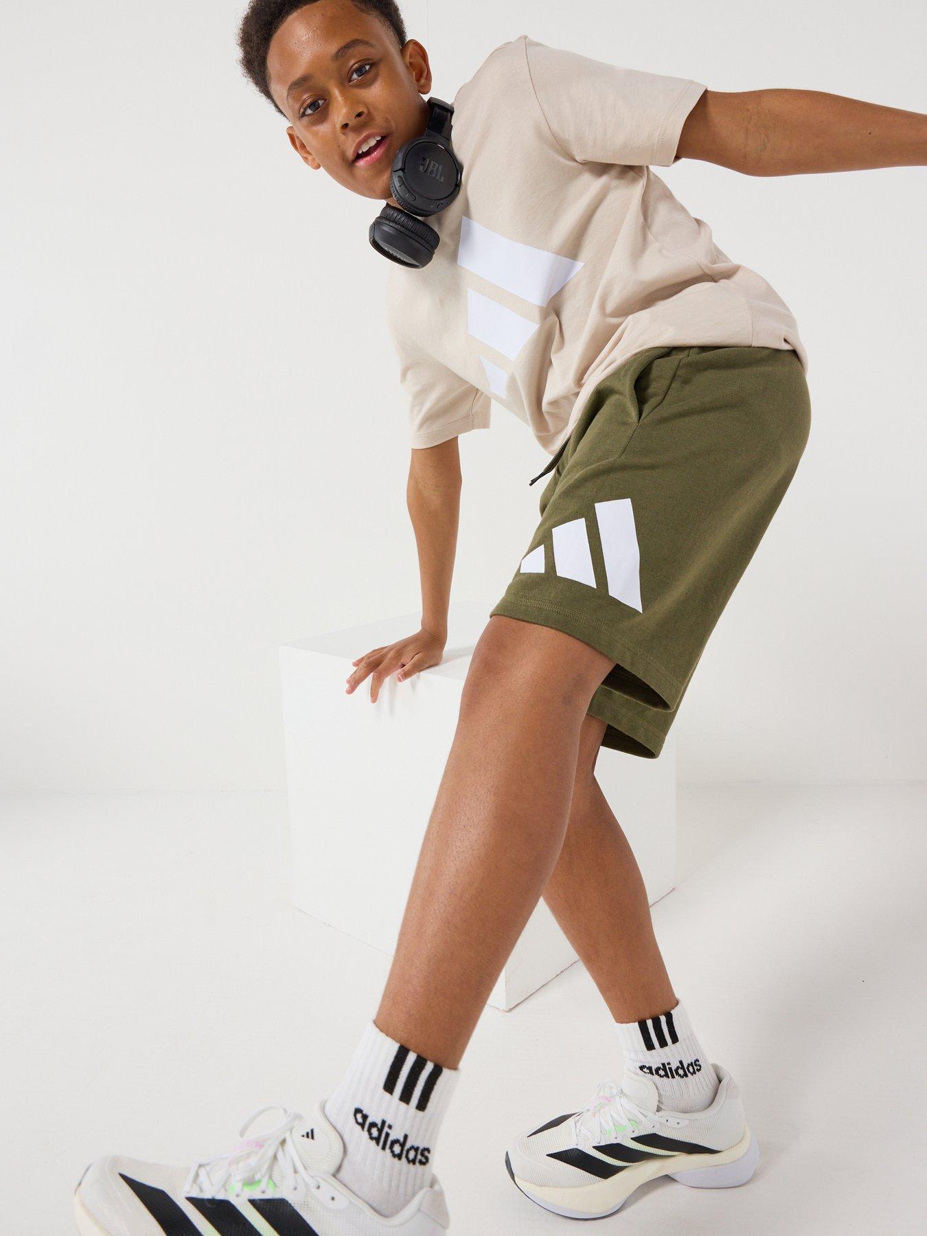 adidas Sportswear Junior Unisex Essentials T-shirt Set - Beige