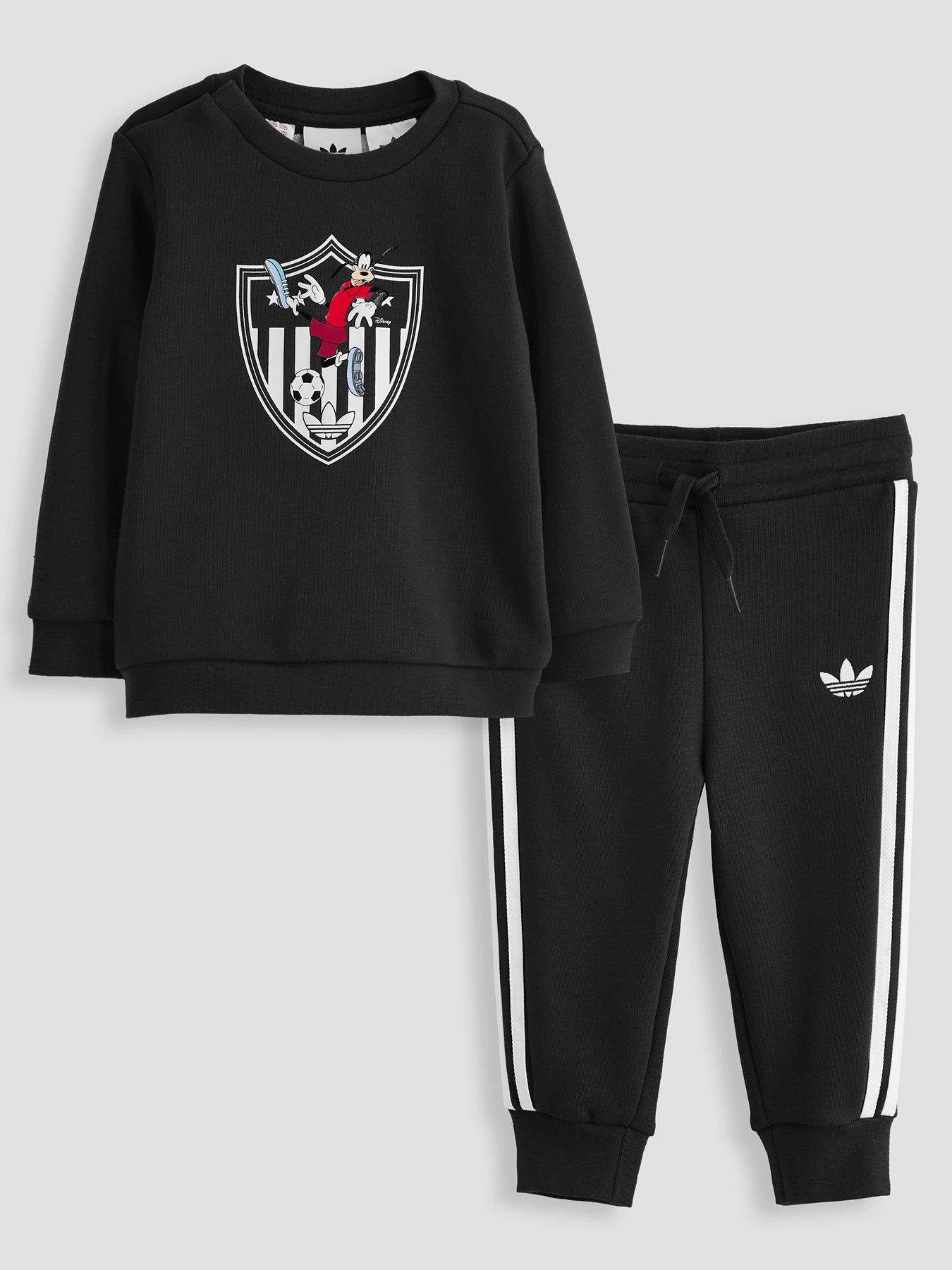 adidas Originals Infant Unisex Adidas Disney Crew Set - Black